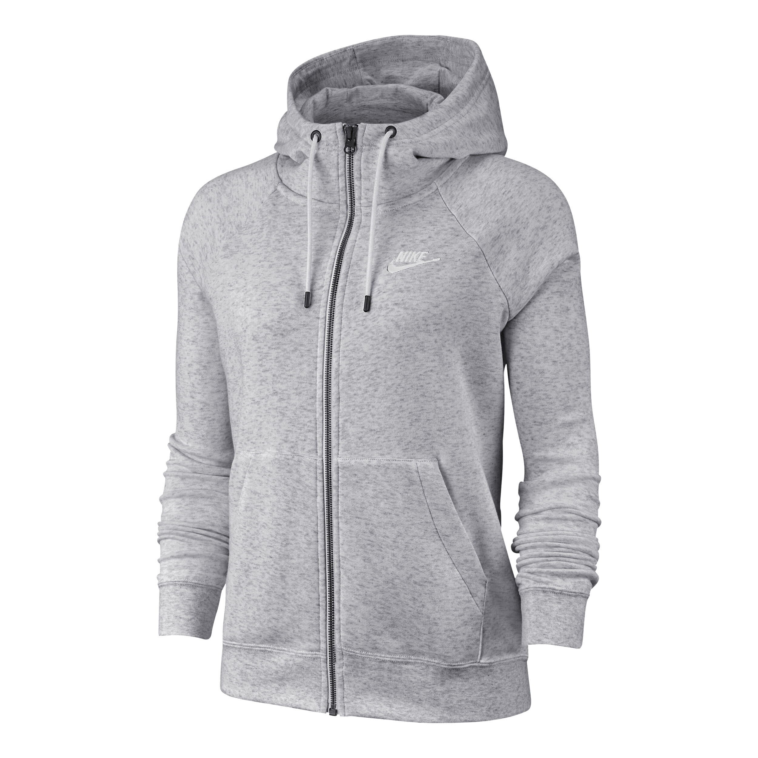 Nike Sportswear Essential Sweatjacke Damen Grau WeiB online kaufen Running Point DE