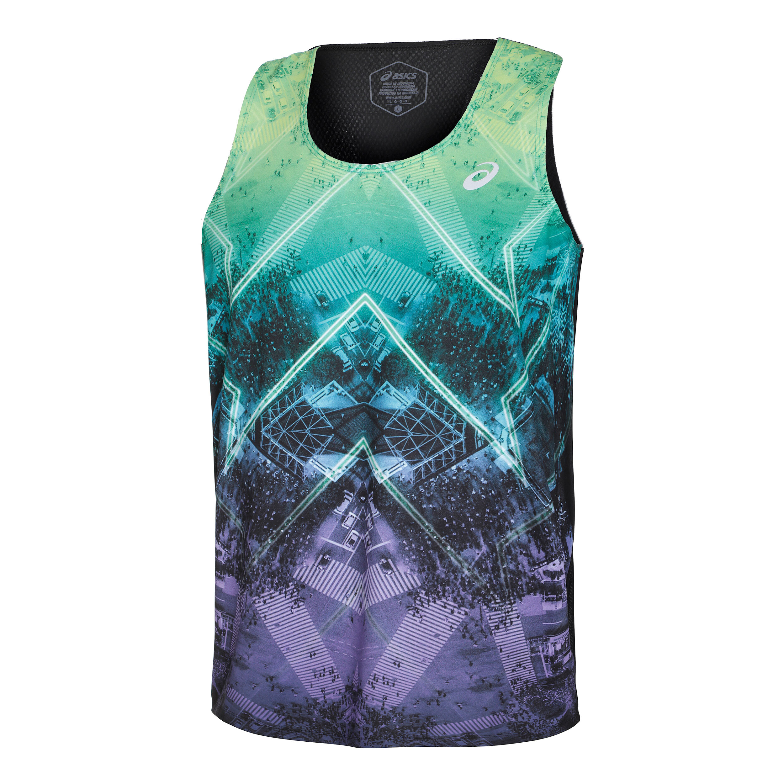 Marathon Tank Top Herren Dunkelgrun Blau