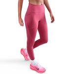 Nike Bekleidung Nike Swift Lauftight Damen - berry, silber