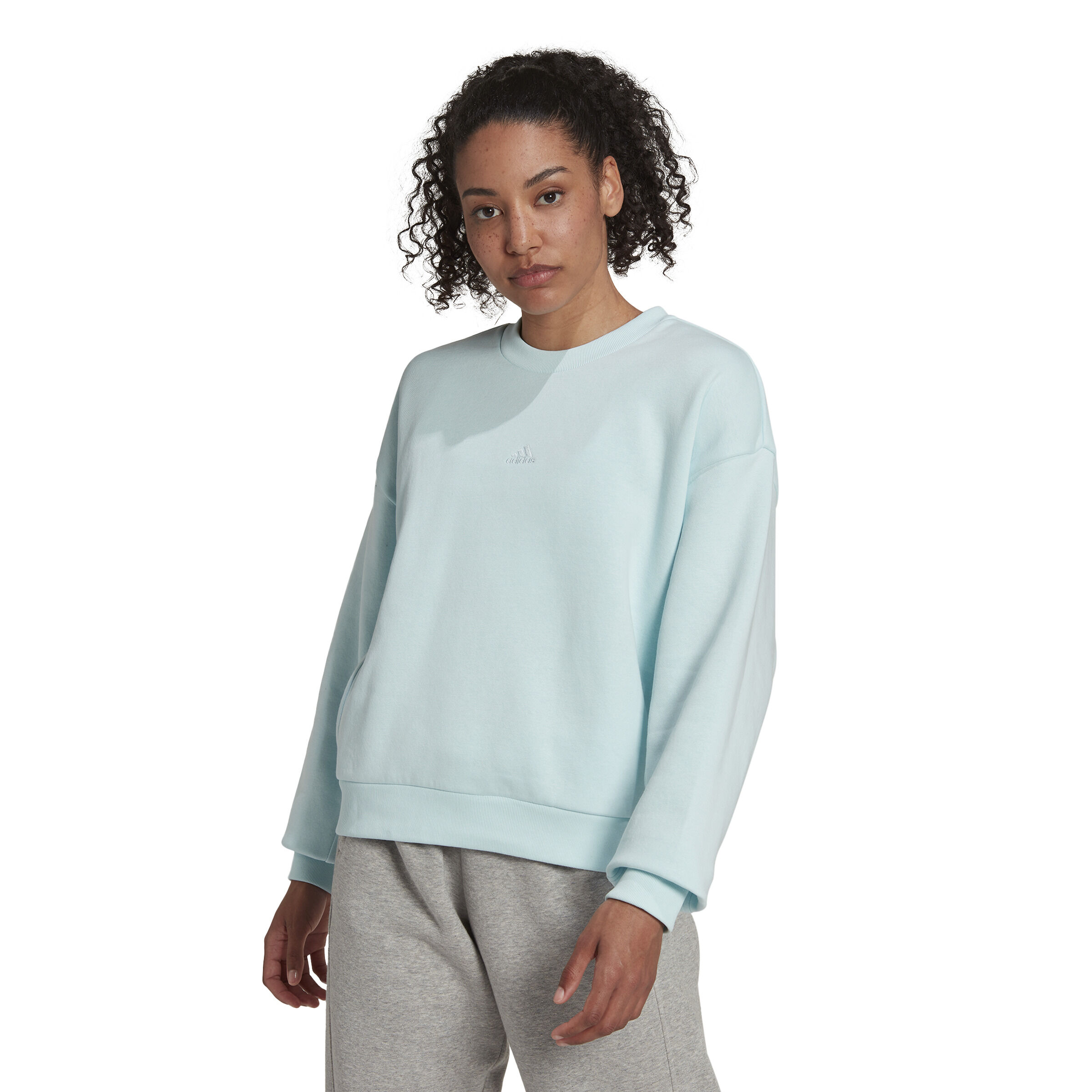adidas ALL SZN Sweatshirt Damen Hellblau online kaufen Running