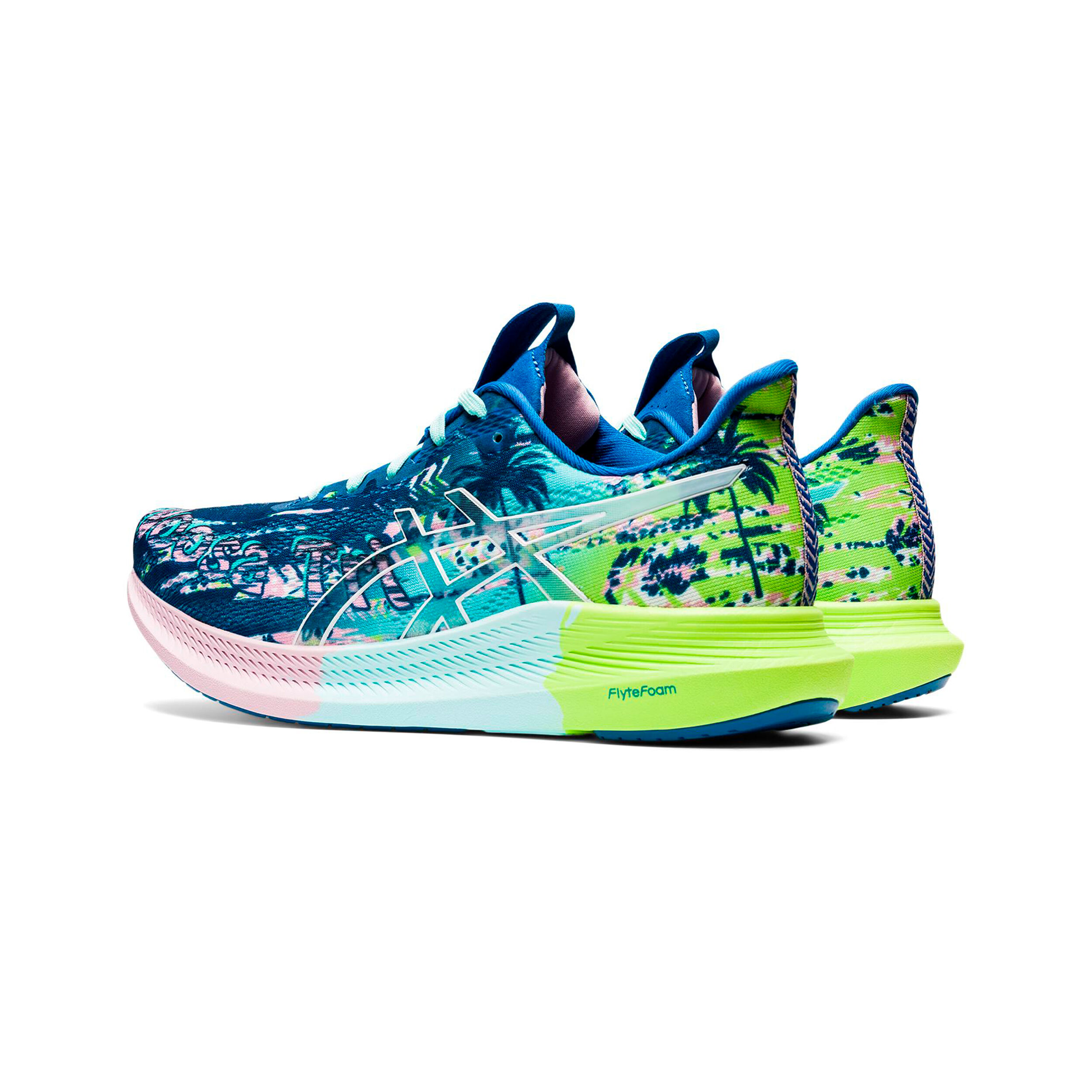 Gel Noosa Tri 14 Wettkampfschuh Damen Blau Mehrfarbig