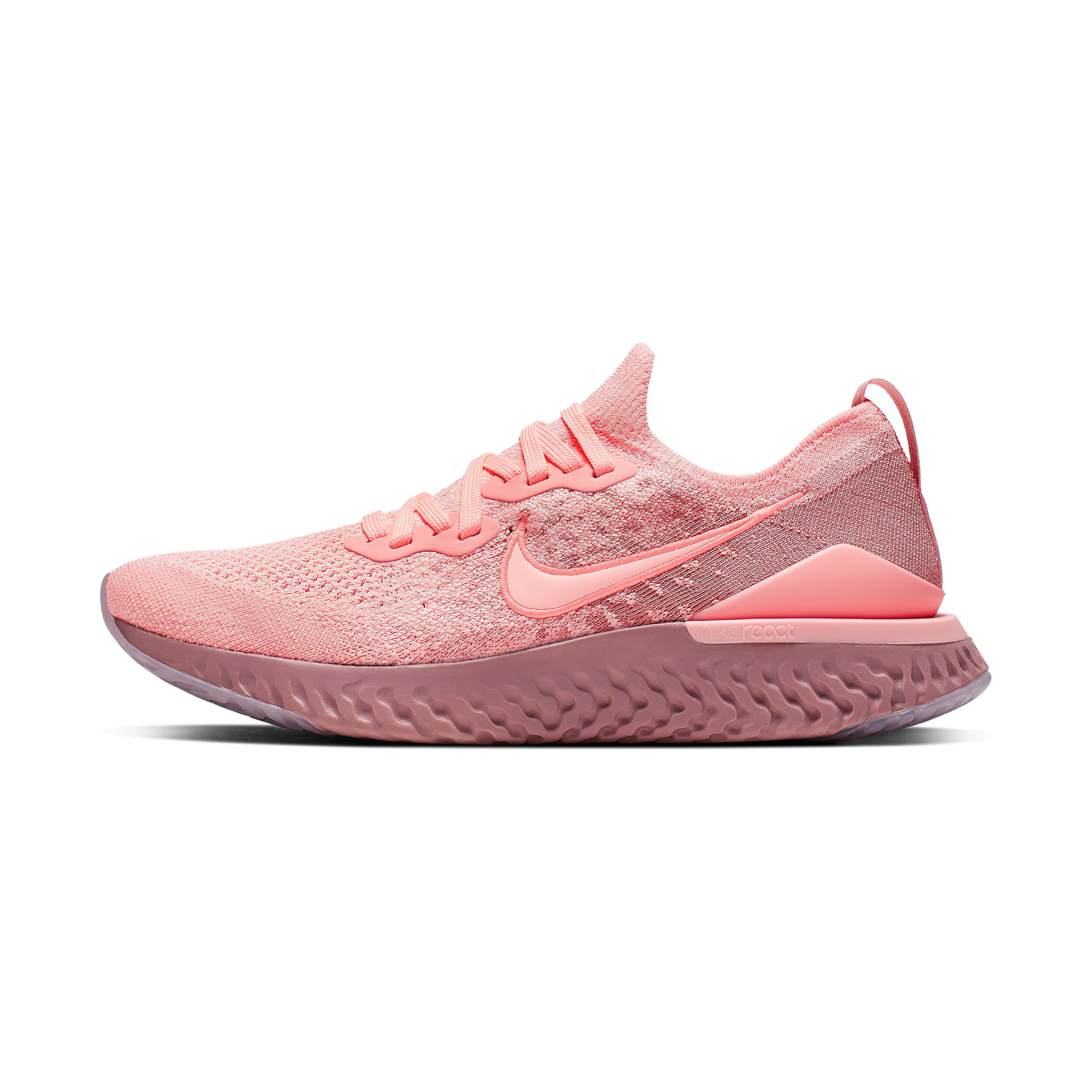 Epic React Flyknit 2 Neutralschuh Damen Koralle Rosa