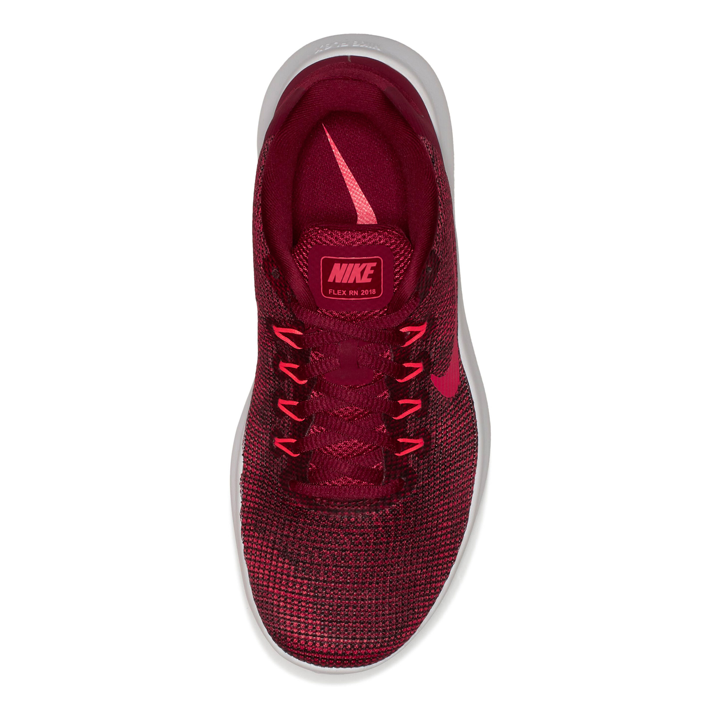 Flex Run 2018 Natural Running Schuh Damen Dunkelrot Rot