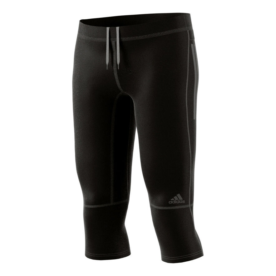 Supernova Laufhose 3 4 Herren Schwarz Dunkelgrau