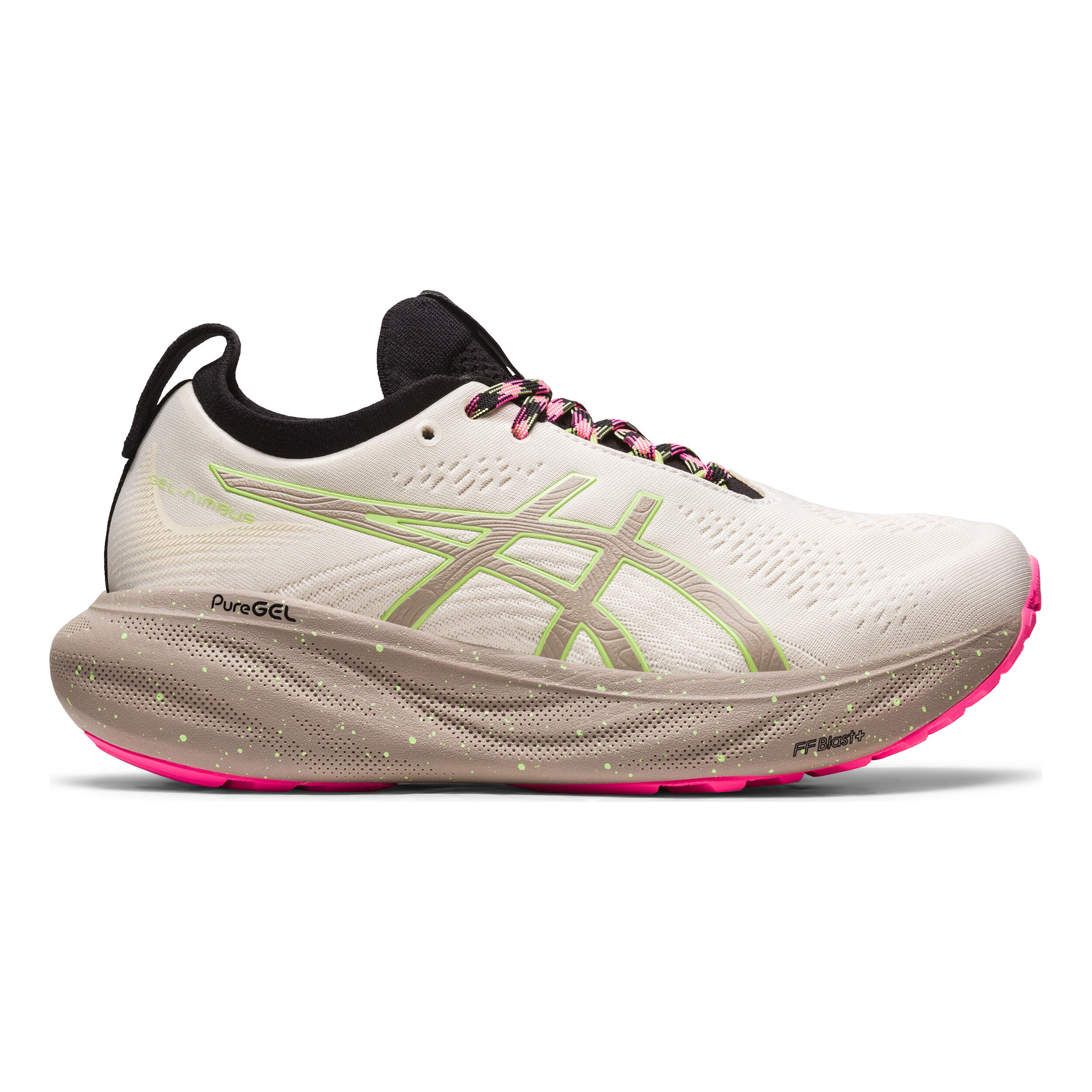 Gel Nimbus 25 TR Trailschuh Damen Schwarz Orange