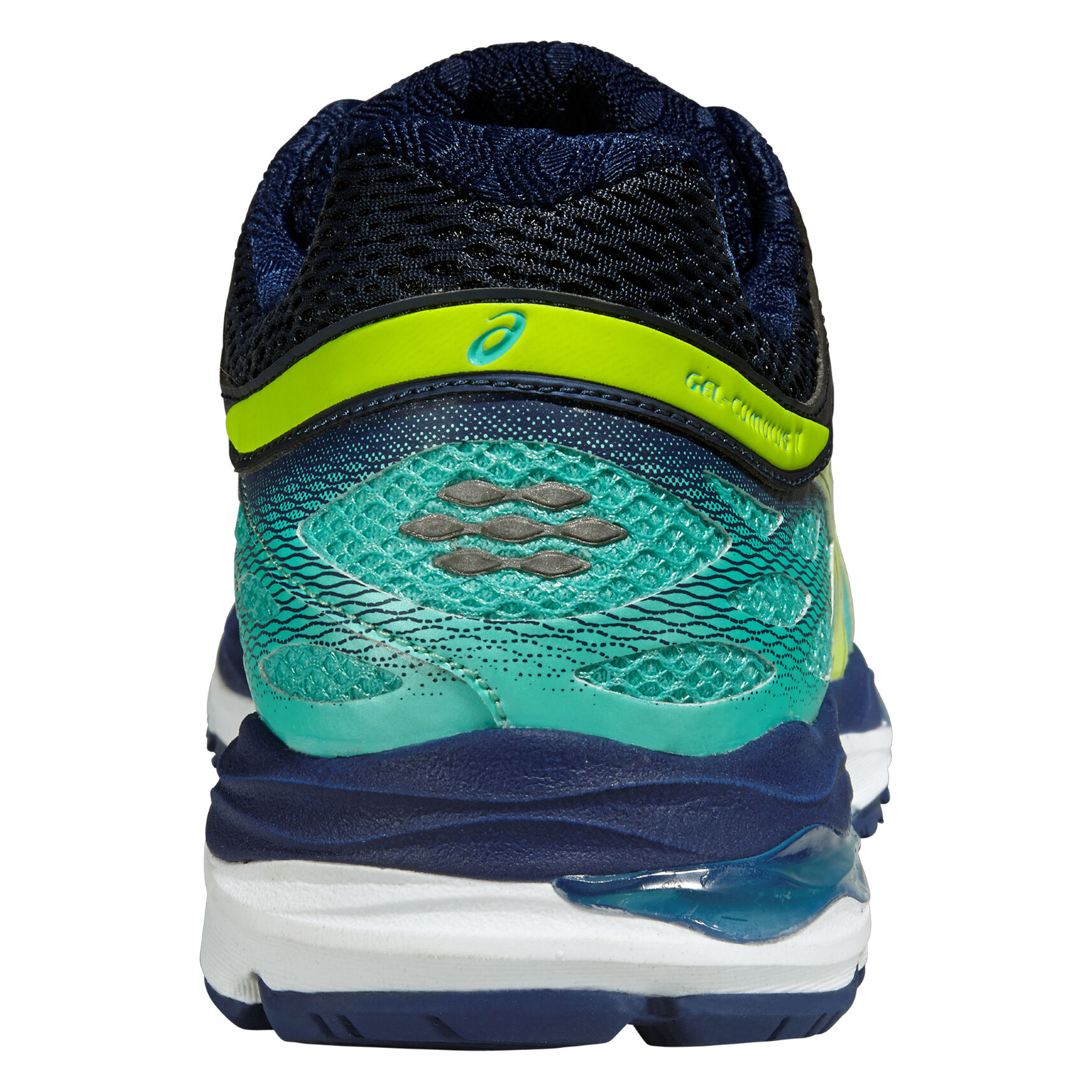 Gel Cumulus 17 Neutralschuh Damen Grun Neongelb
