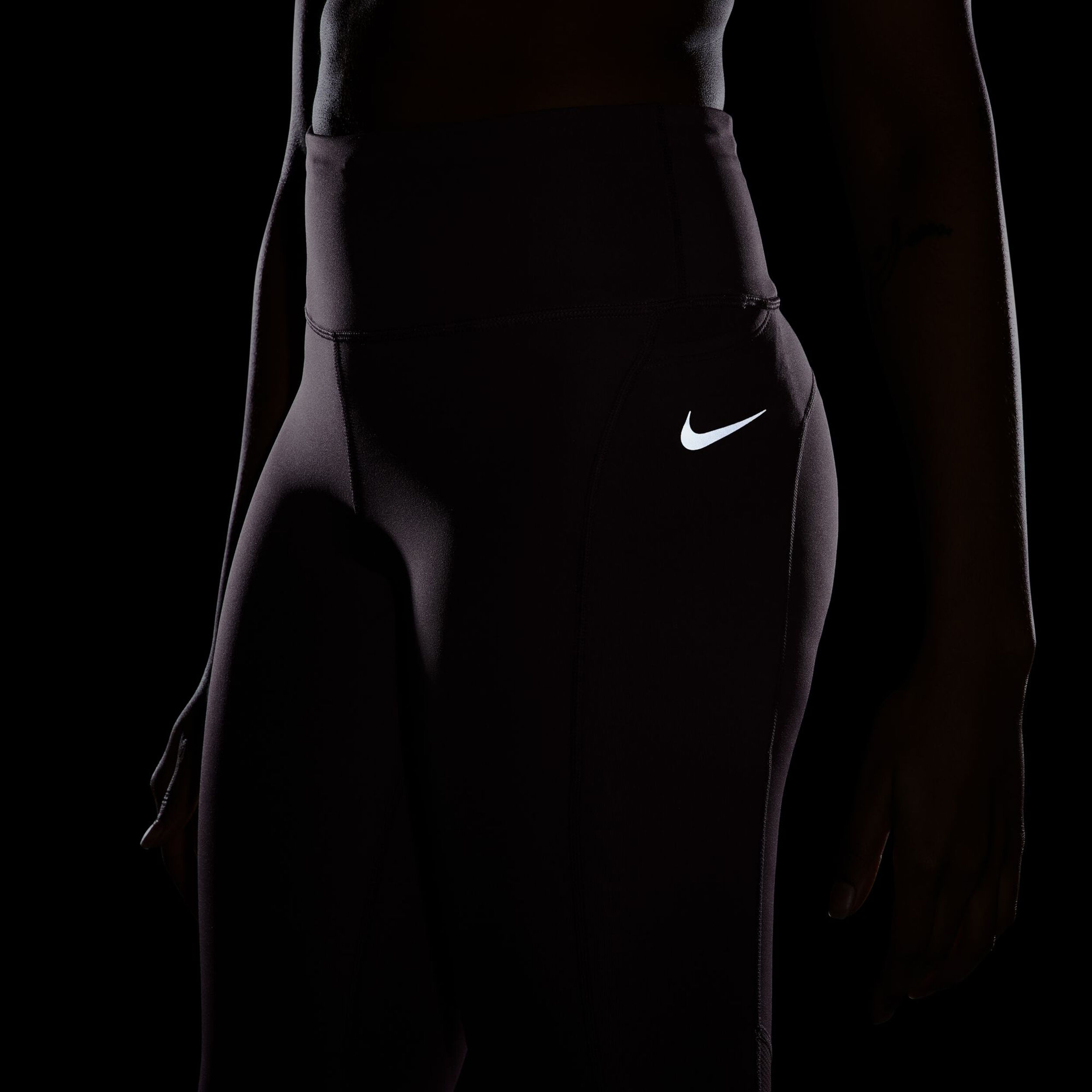 Black nike leggings sale top