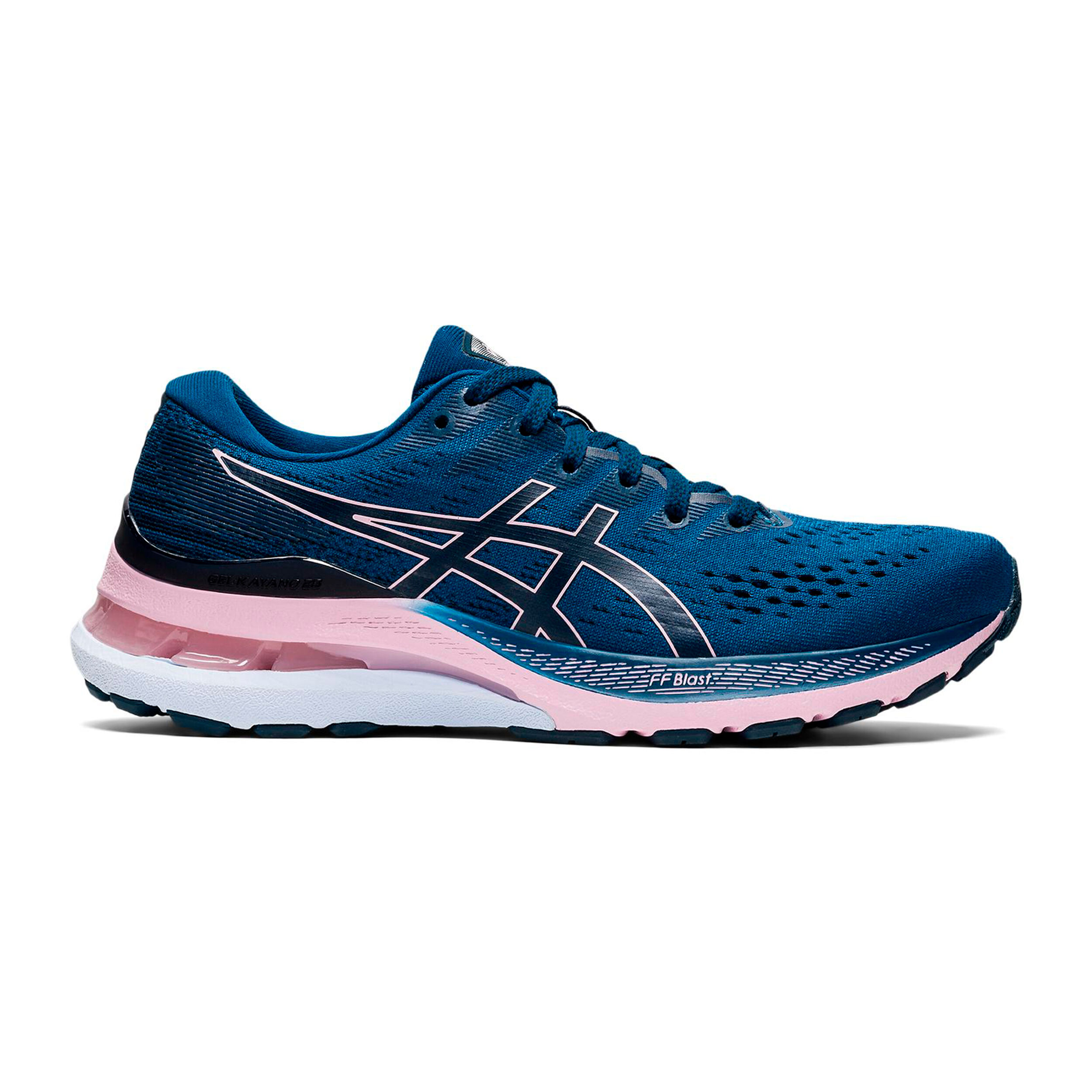 ASICS Gel Kayano 28 Stabilit tsschuh Damen Blau Rosa online