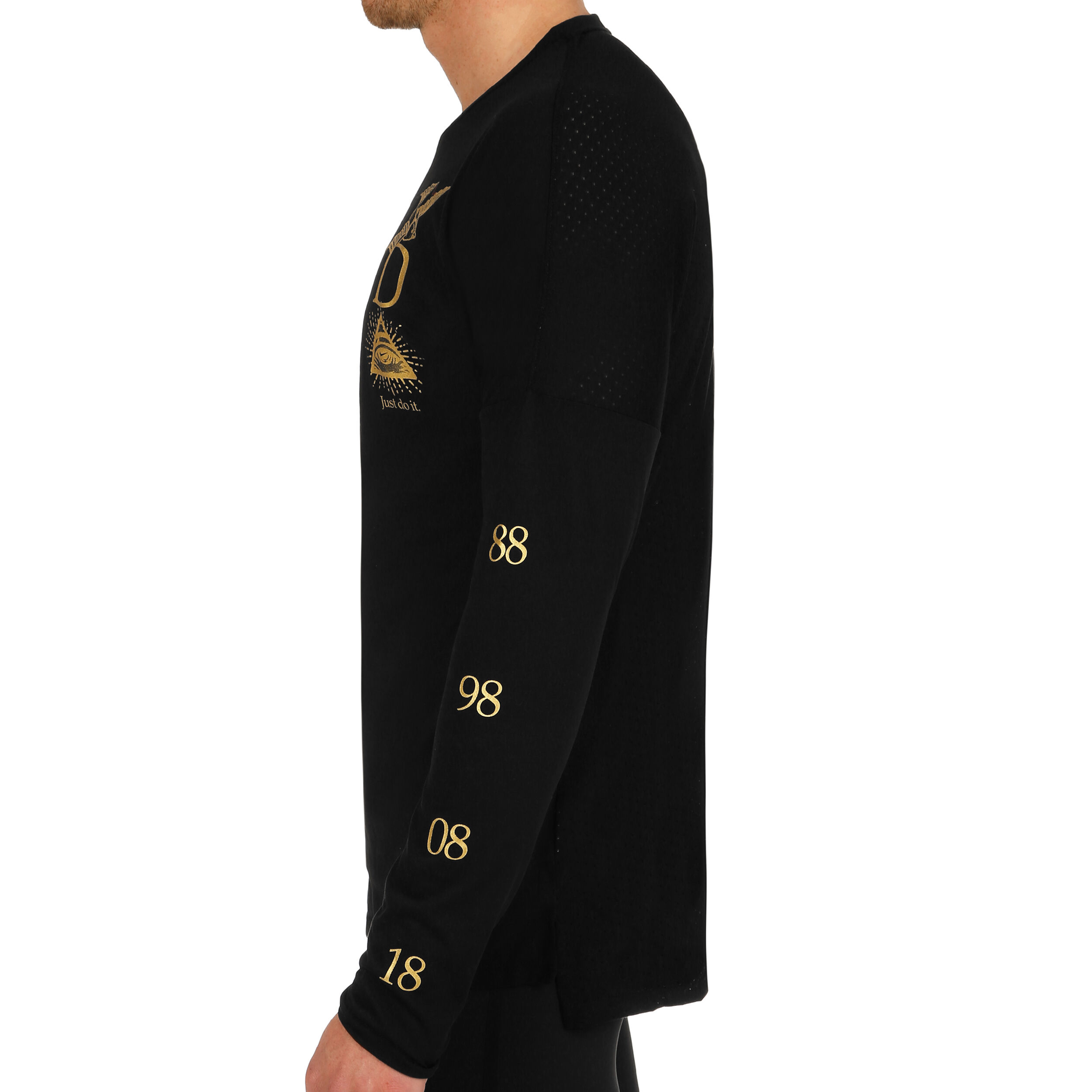 Nike Tailwind Longsleeve Herren Schwarz Gold online kaufen Running Point DE