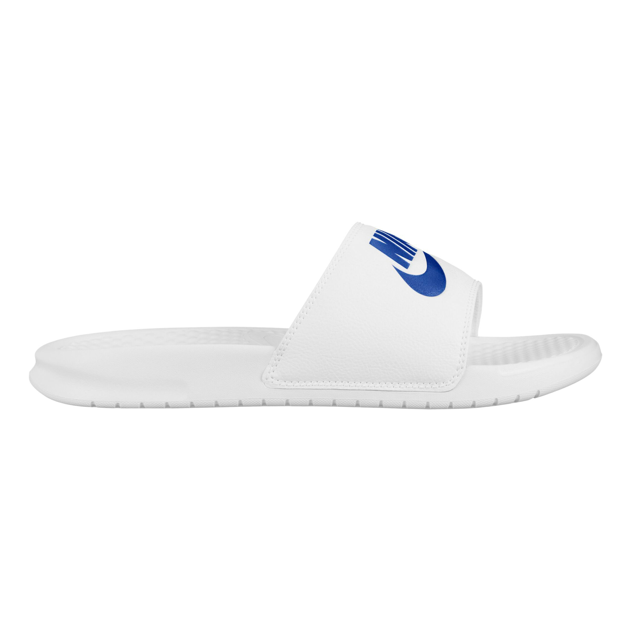 Benassi Just Do It Badelatschen Herren WeiB Blau