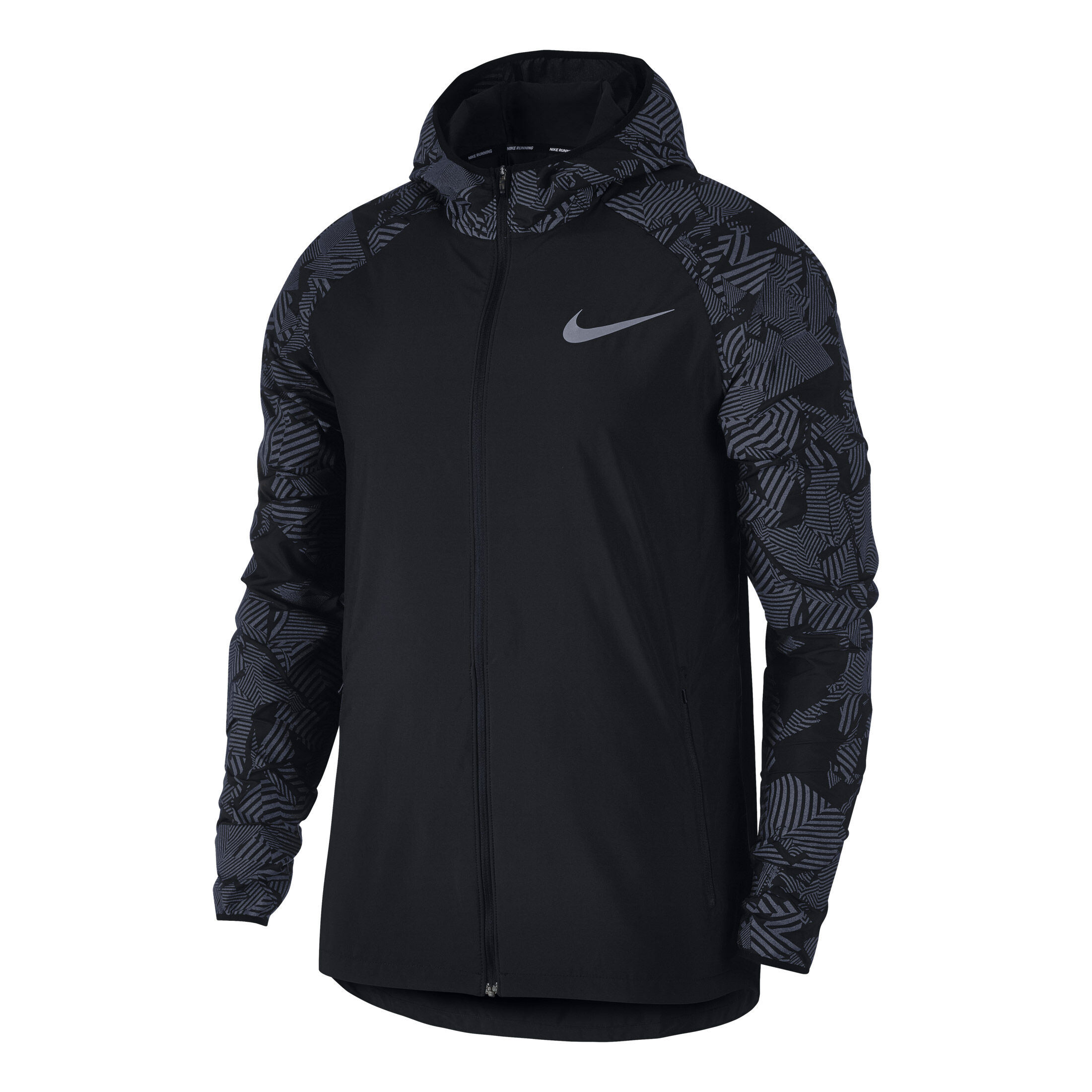 Nike Essential Flash Laufjacke Herren Schwarz Dunkelgrau online kaufen Running Point DE