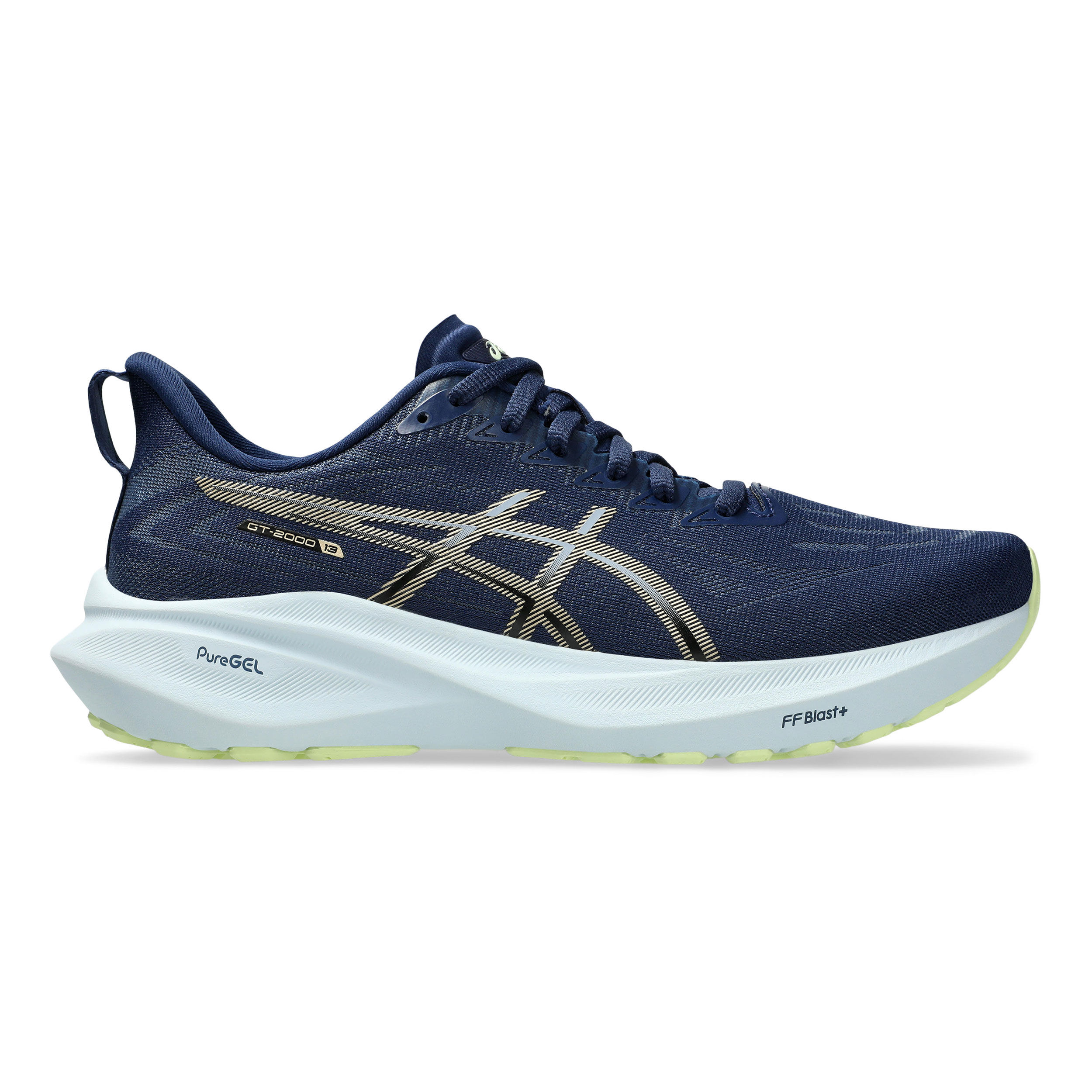 GT 2000 13 Stabilitatsschuh Damen Dunkelblau Hellblau