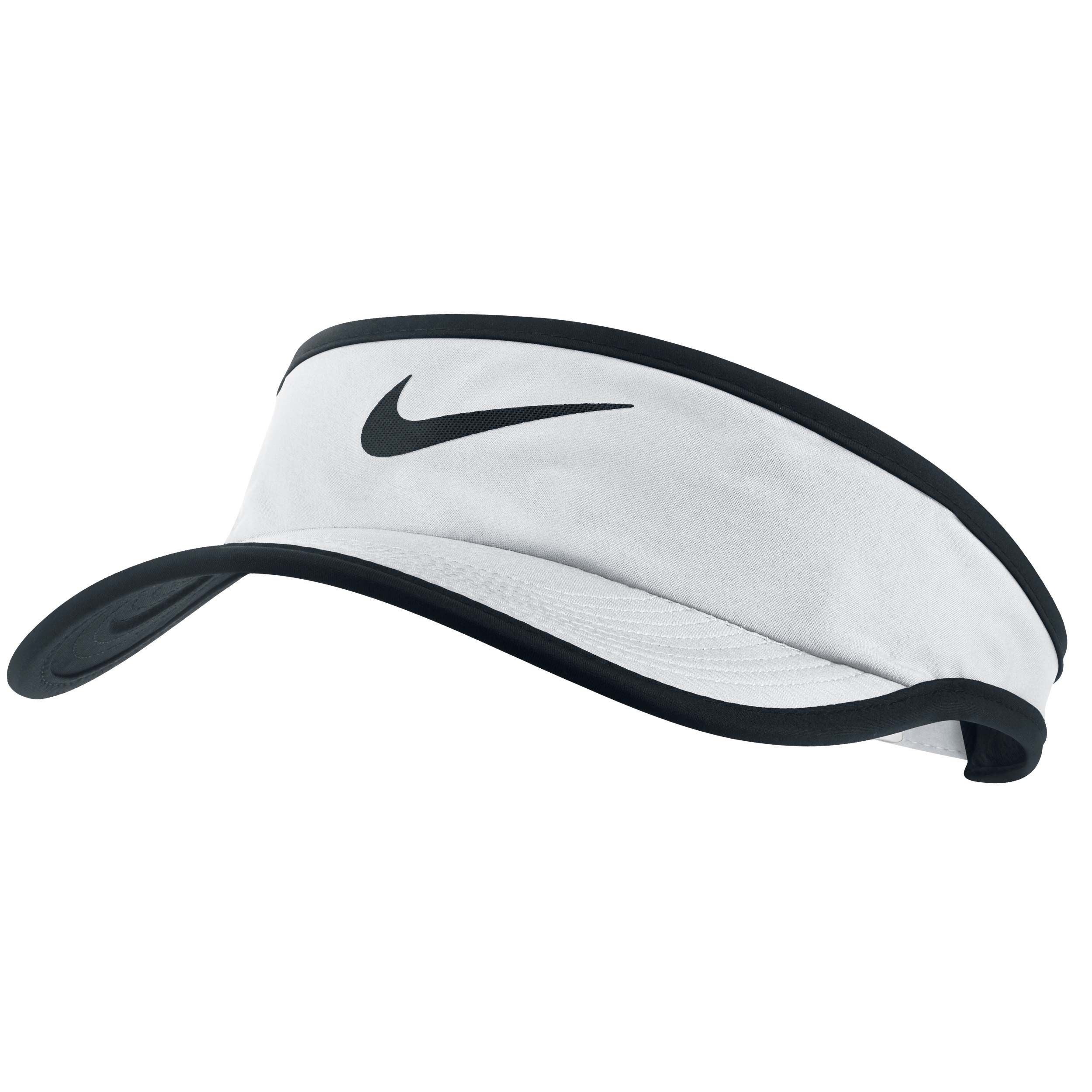 Feather Light Visor Madchen WeiB Schwarz
