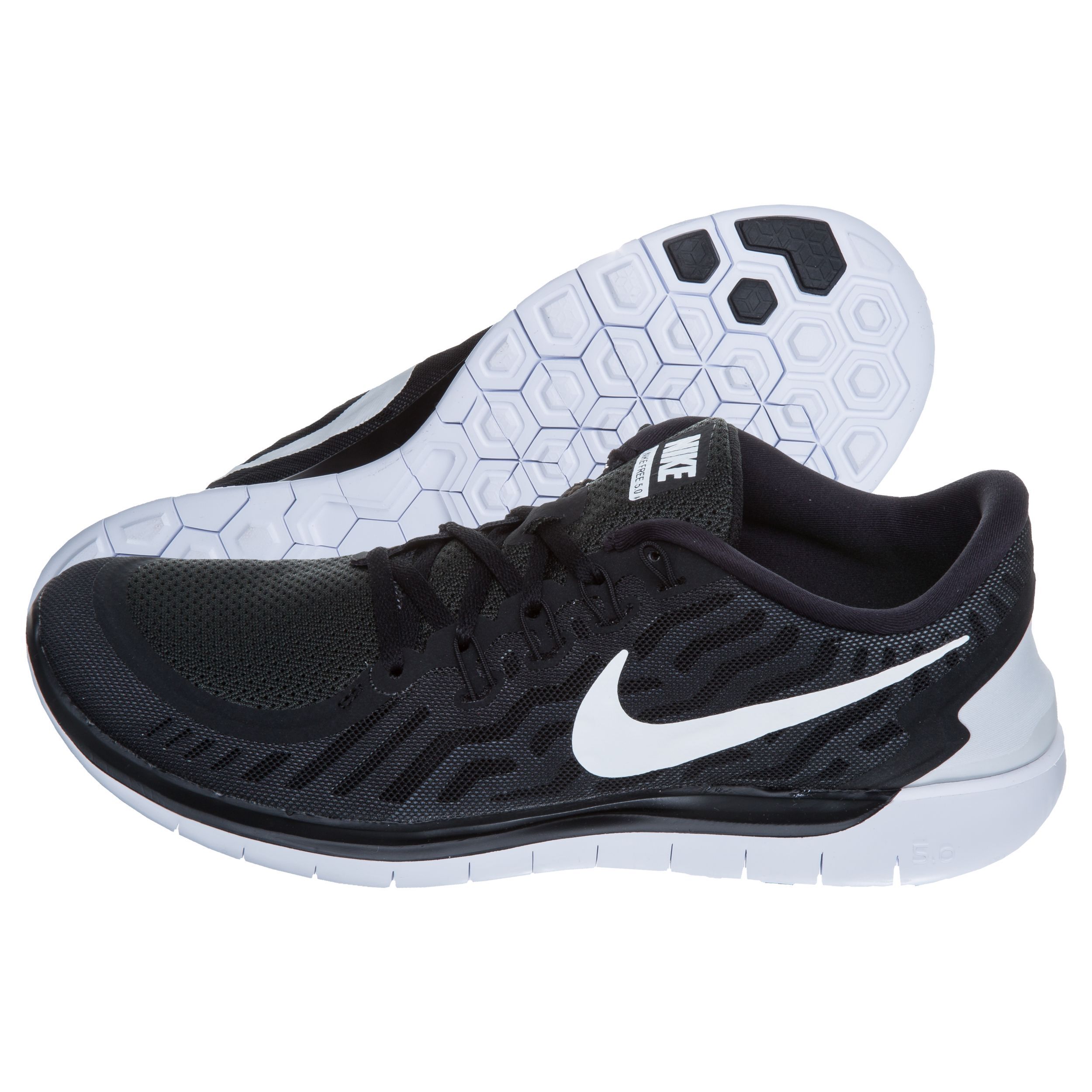 Free 5.0 Natural Running Schuh Herren Schwarz WeiB