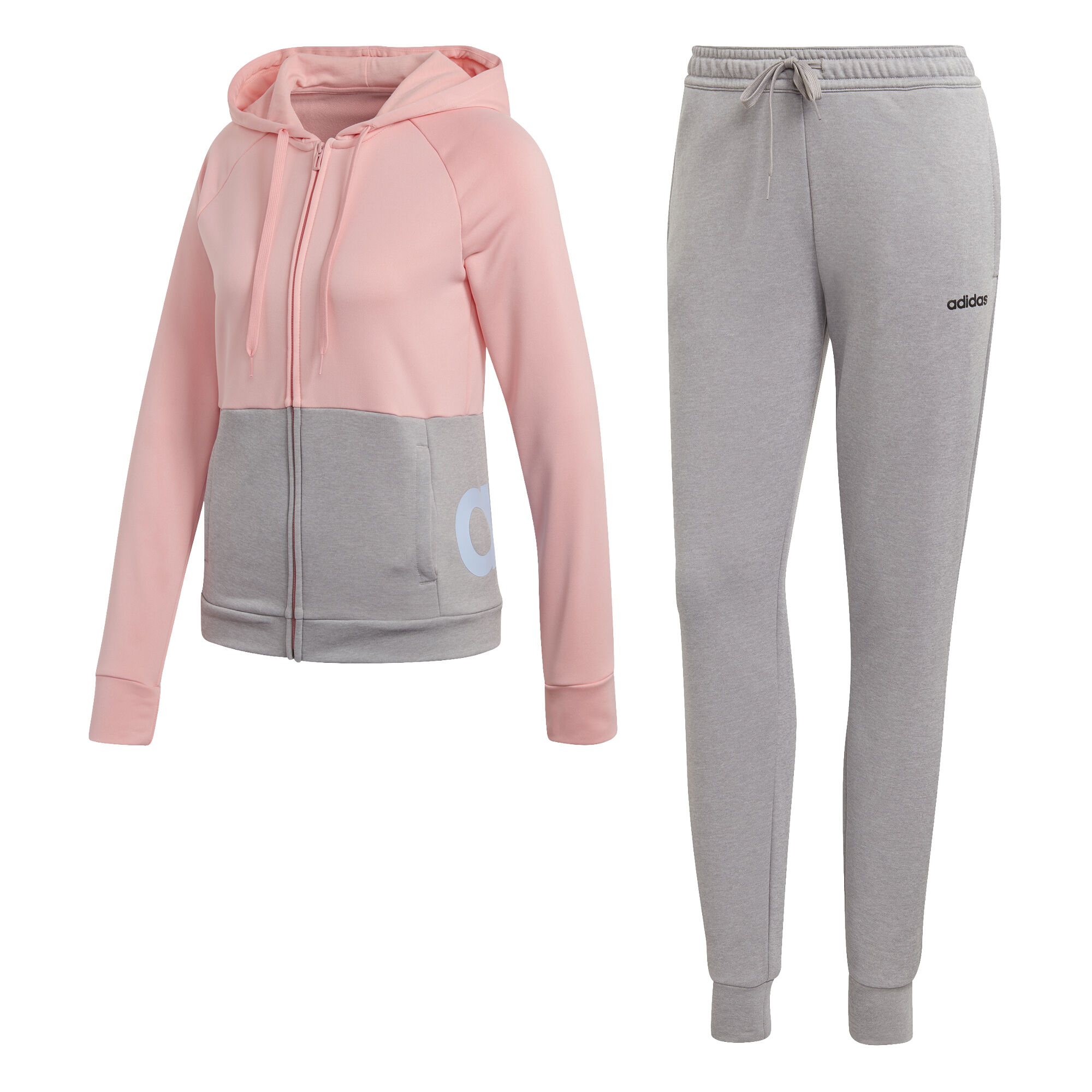Adidas trainingsanzug damen grau pink sale