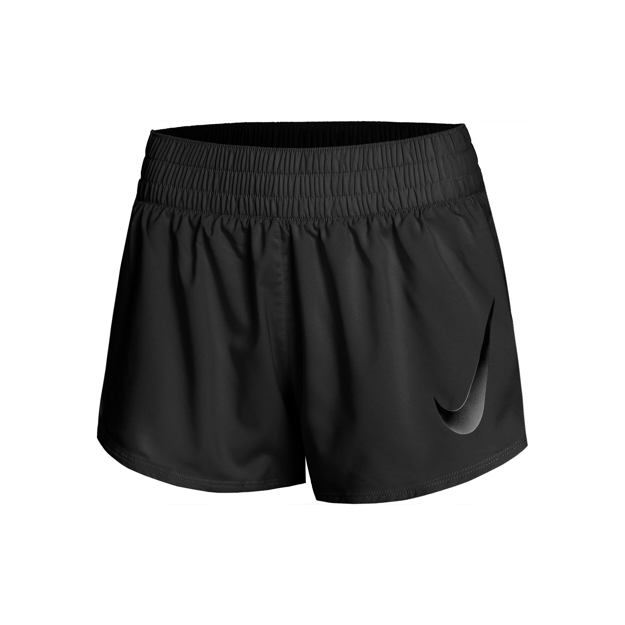 Swoosh Veneer Shorts Damen Schwarz