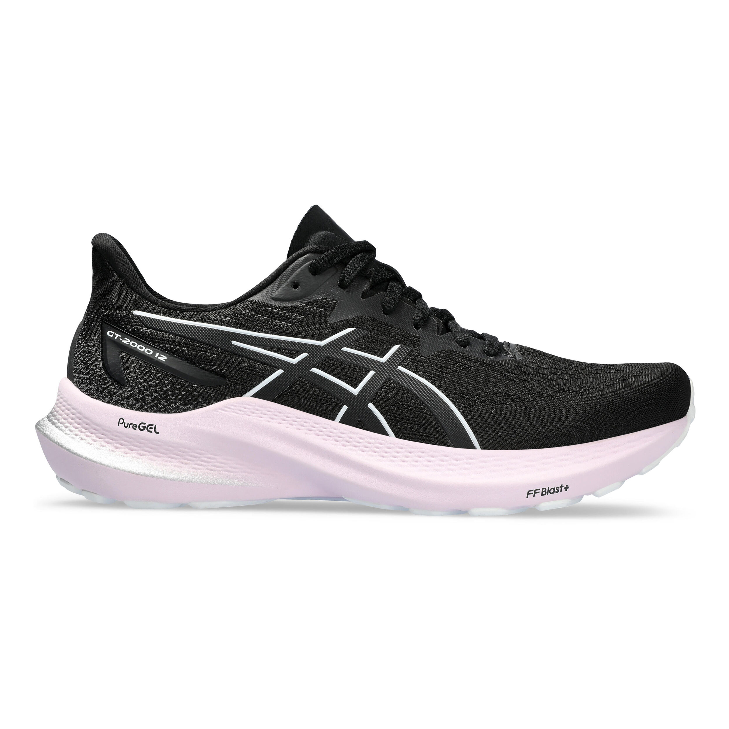 ASICS GT 2000 12 Stabilitatsschuh Damen Schwarz Rosa online kaufen Running Point DE