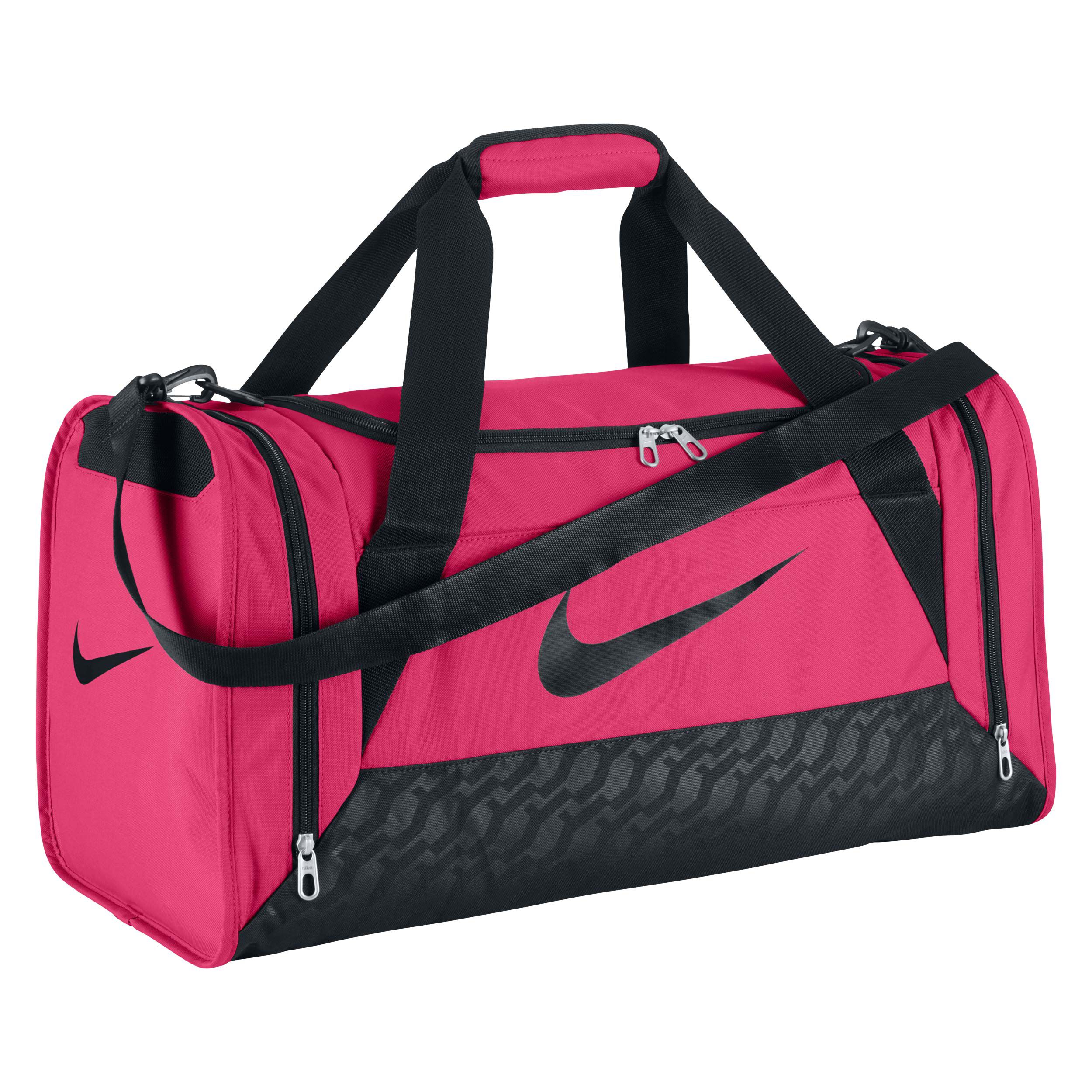 Nike Brasilia Duffel Sporttasche Pink Schwarz online kaufen Running Point DE