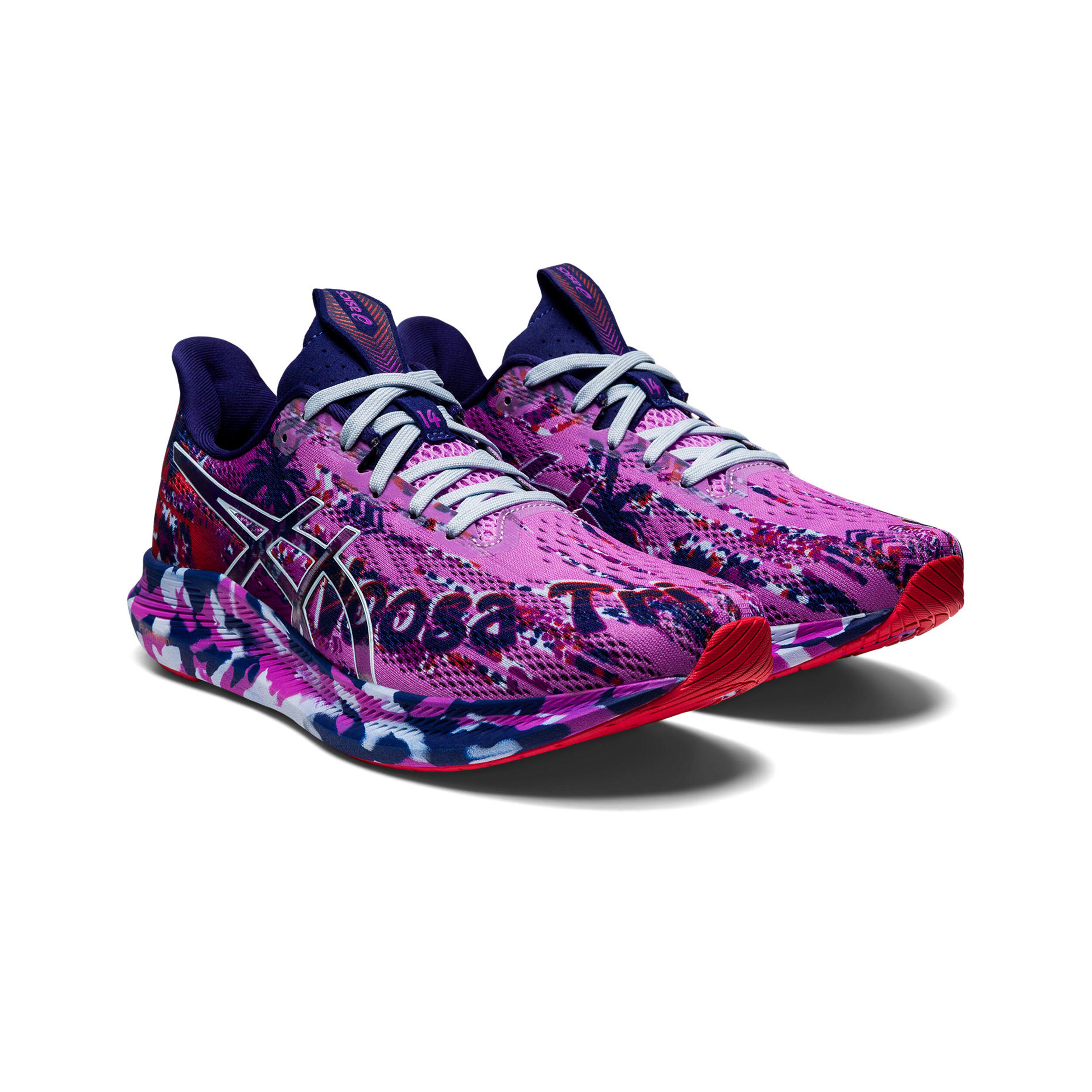 Gel Noosa Tri 14 Wettkampfschuh Damen Lila Blau
