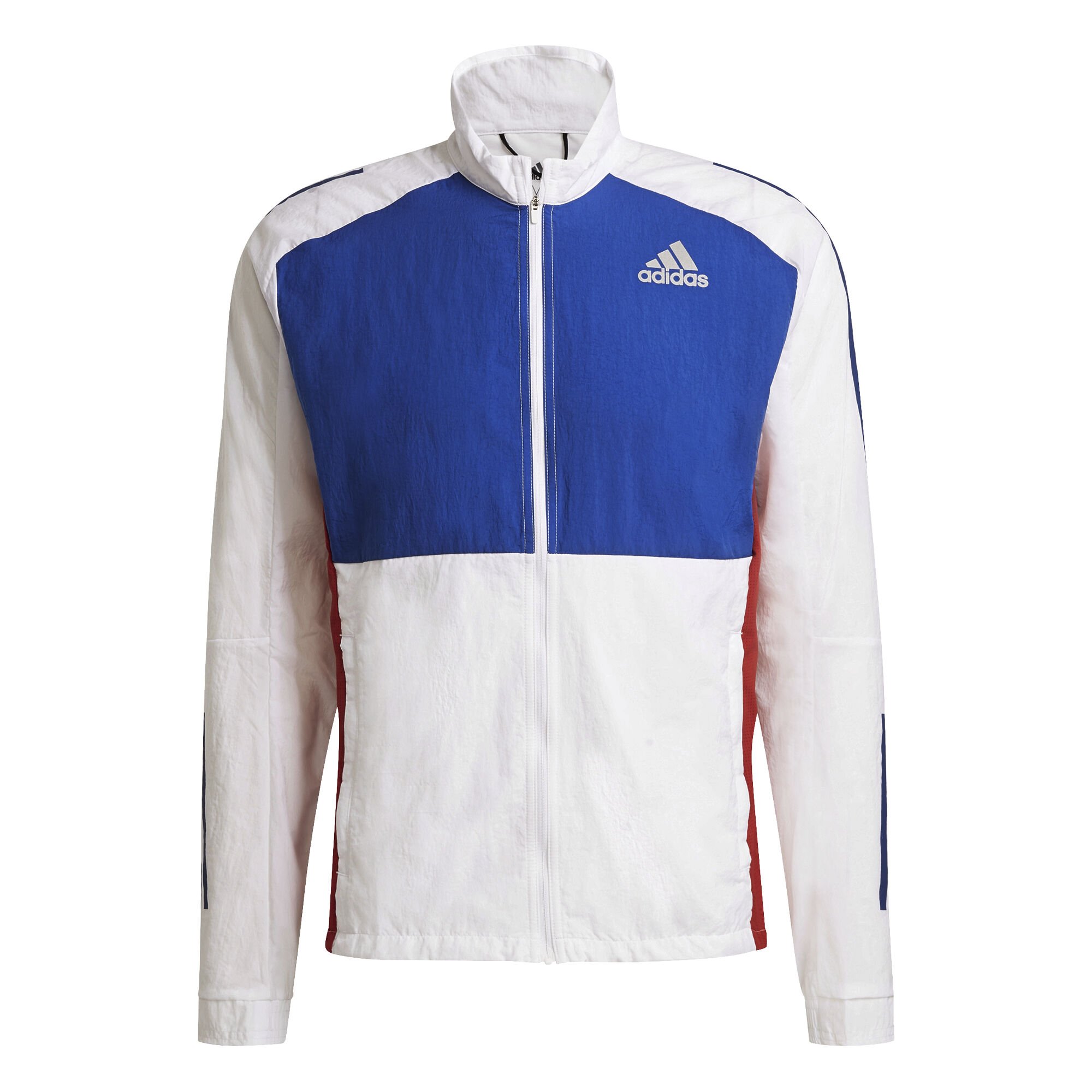 Adidas jacke 2025 weiß blau