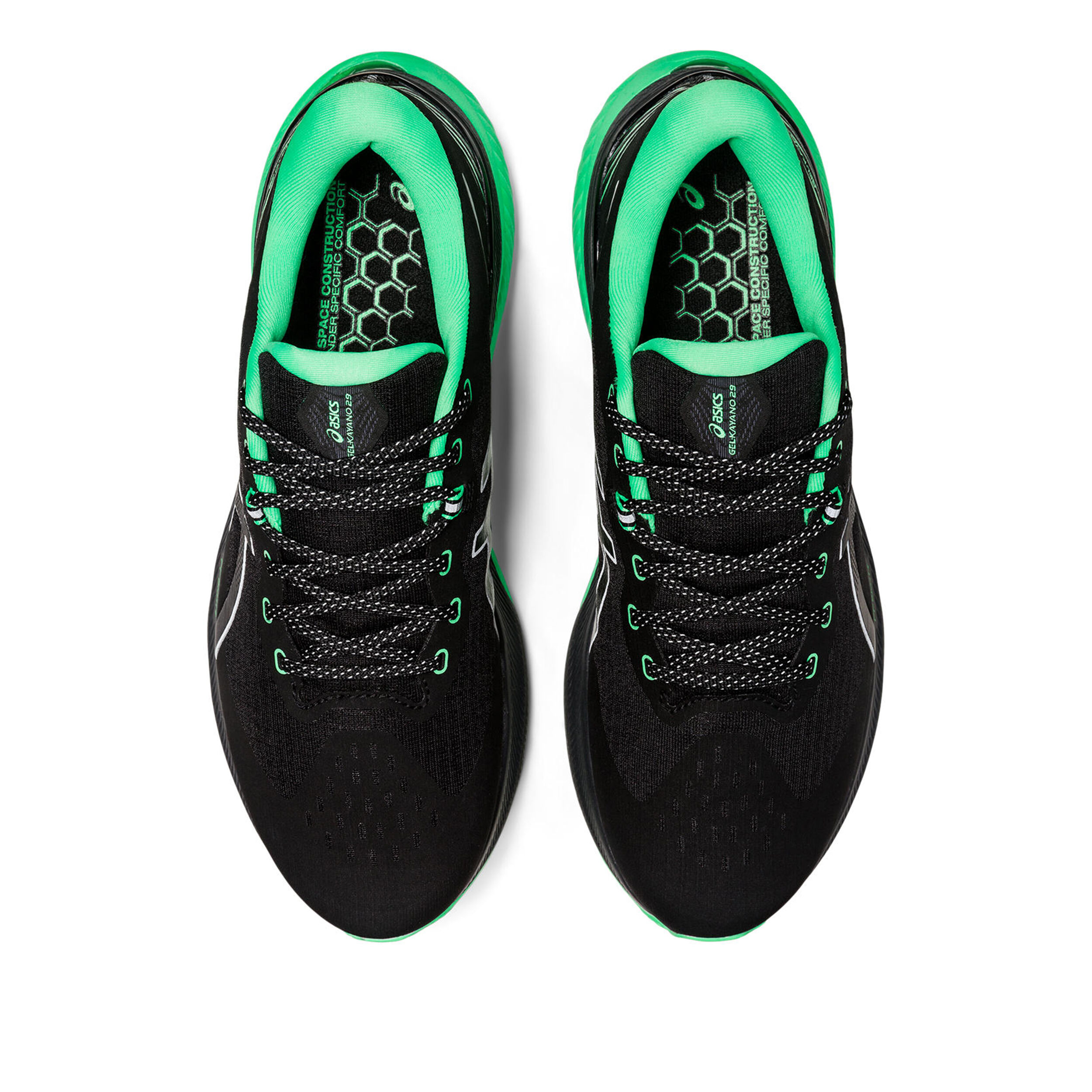 ASICS Gel Kayano 29 Lite Show Stabilitatsschuh Herren Schwarz Grun online kaufen Running Point DE