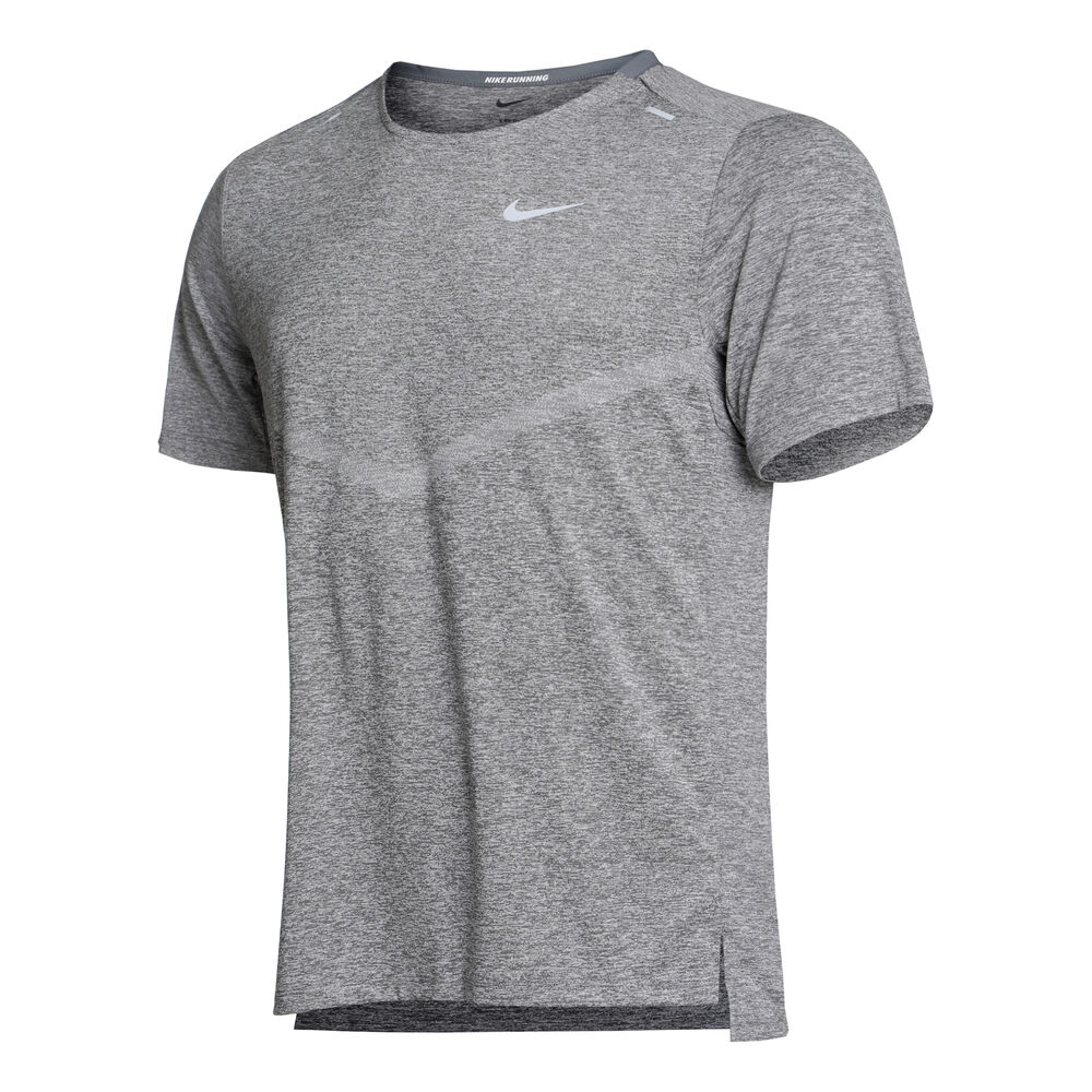 Nike Dri-Fit Rise 365 T-Shirt Herren - Grau, Silber, Größe L