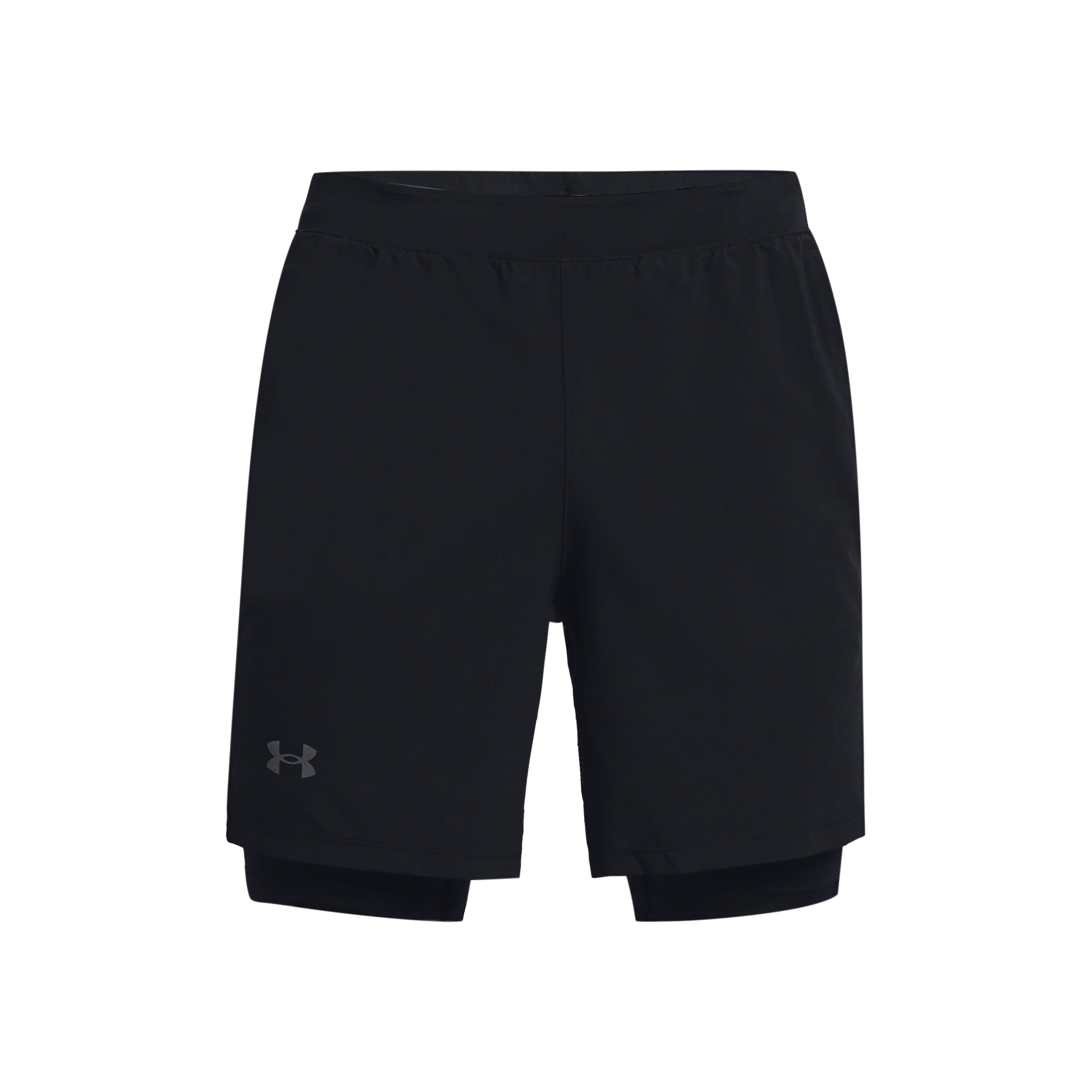 Under armour 2 in 1 running shorts on sale