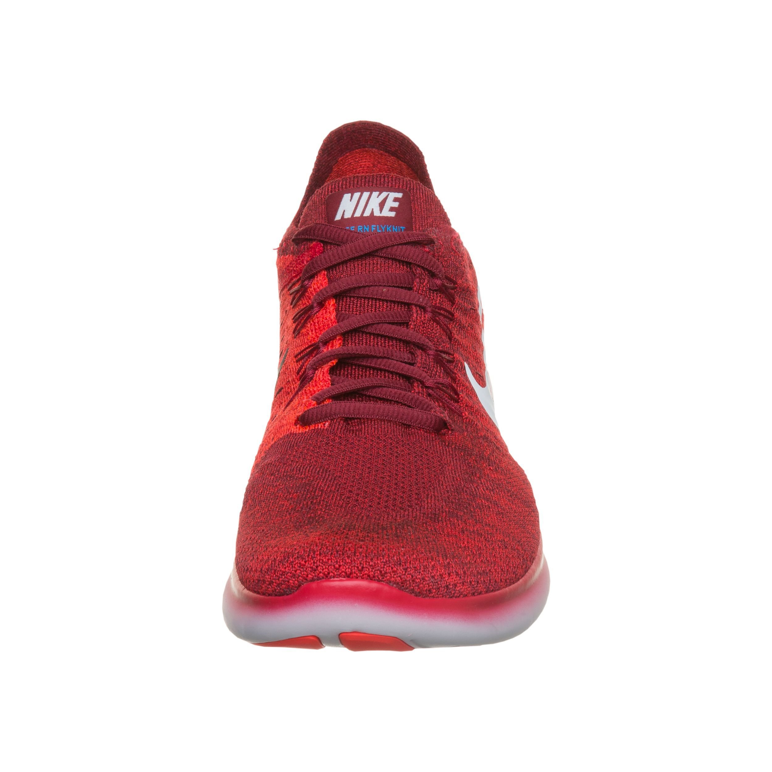 Free Run Flyknit 2017 Natural Running Schuh Herren Rot WeiB