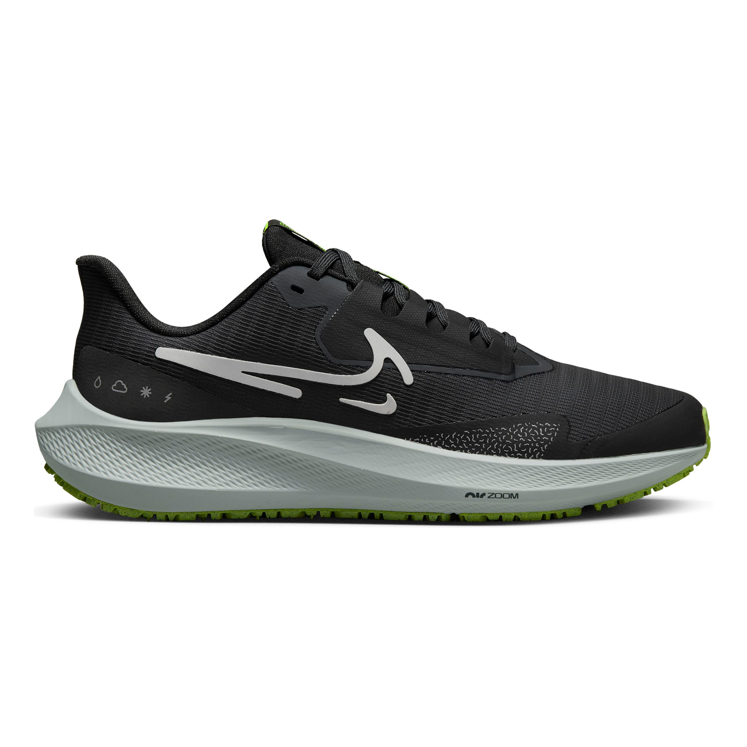 Air Zoom Pegasus 39 Shield Neutralschuh Damen Schwarz Grau