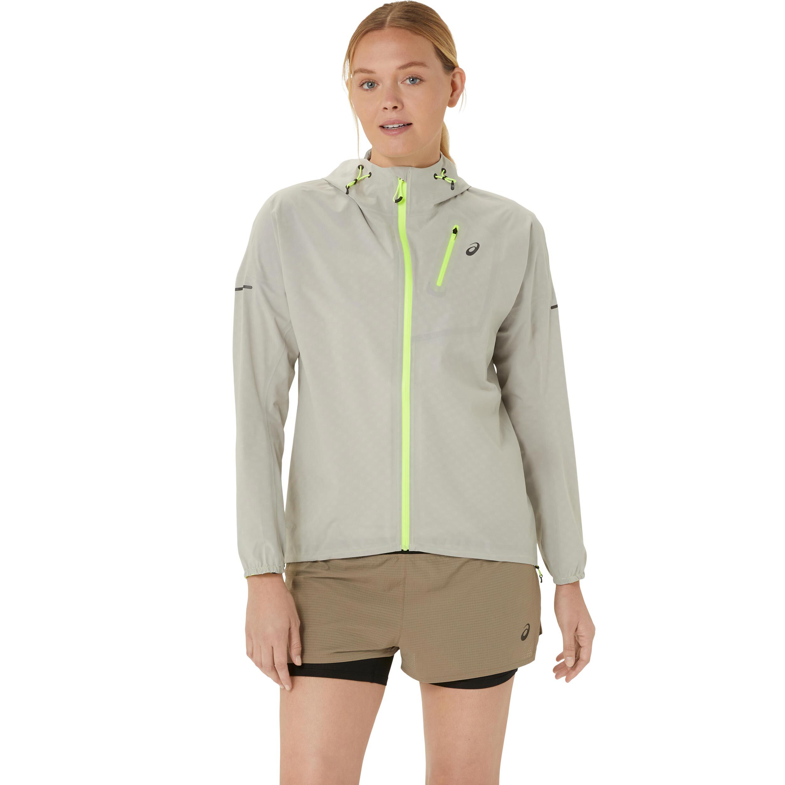 ASICS Fujitrail Waterproof Laufjacke Damen Beige online kaufen Running Point DE
