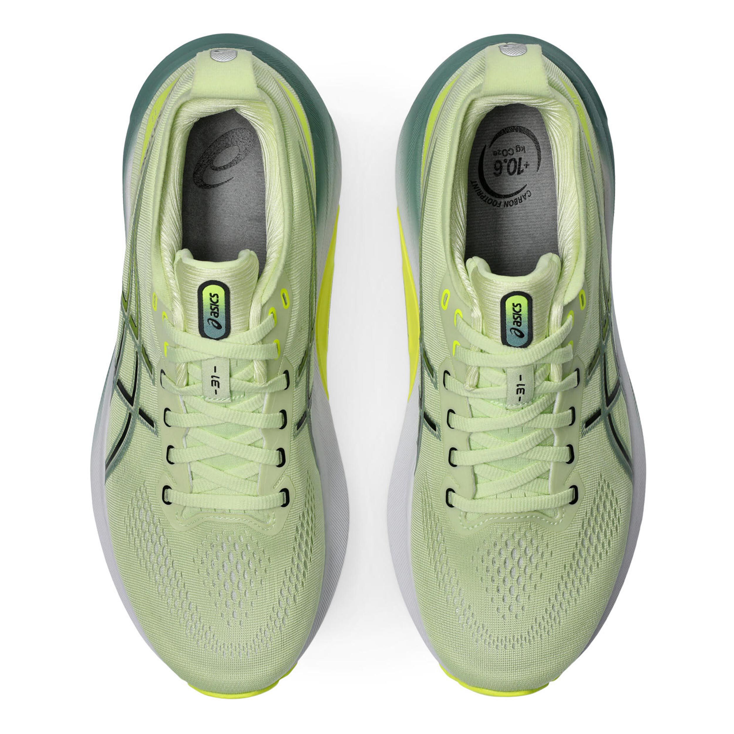 Gel Kayano 31 Stabilitatsschuh Herren Grun WeiB