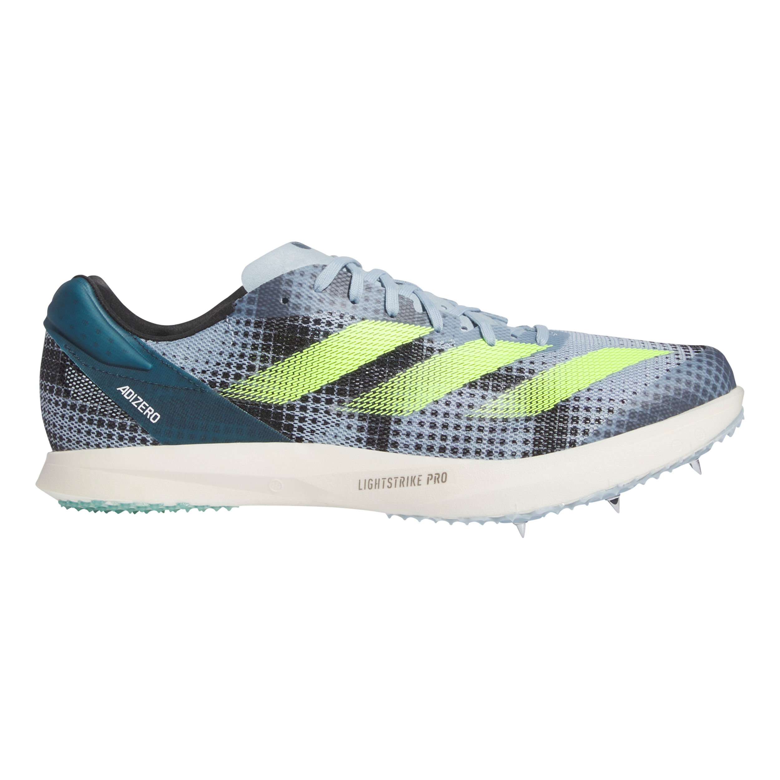 Adizero Avanti Tokyo Spikeschuh Blau Limette