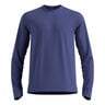 Essential Thermal Midlayer Laufshirt Herren - blau, 