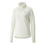Puma Bekleidung Puma Cloudspun High Neck Longsleeve Damen-Weiß