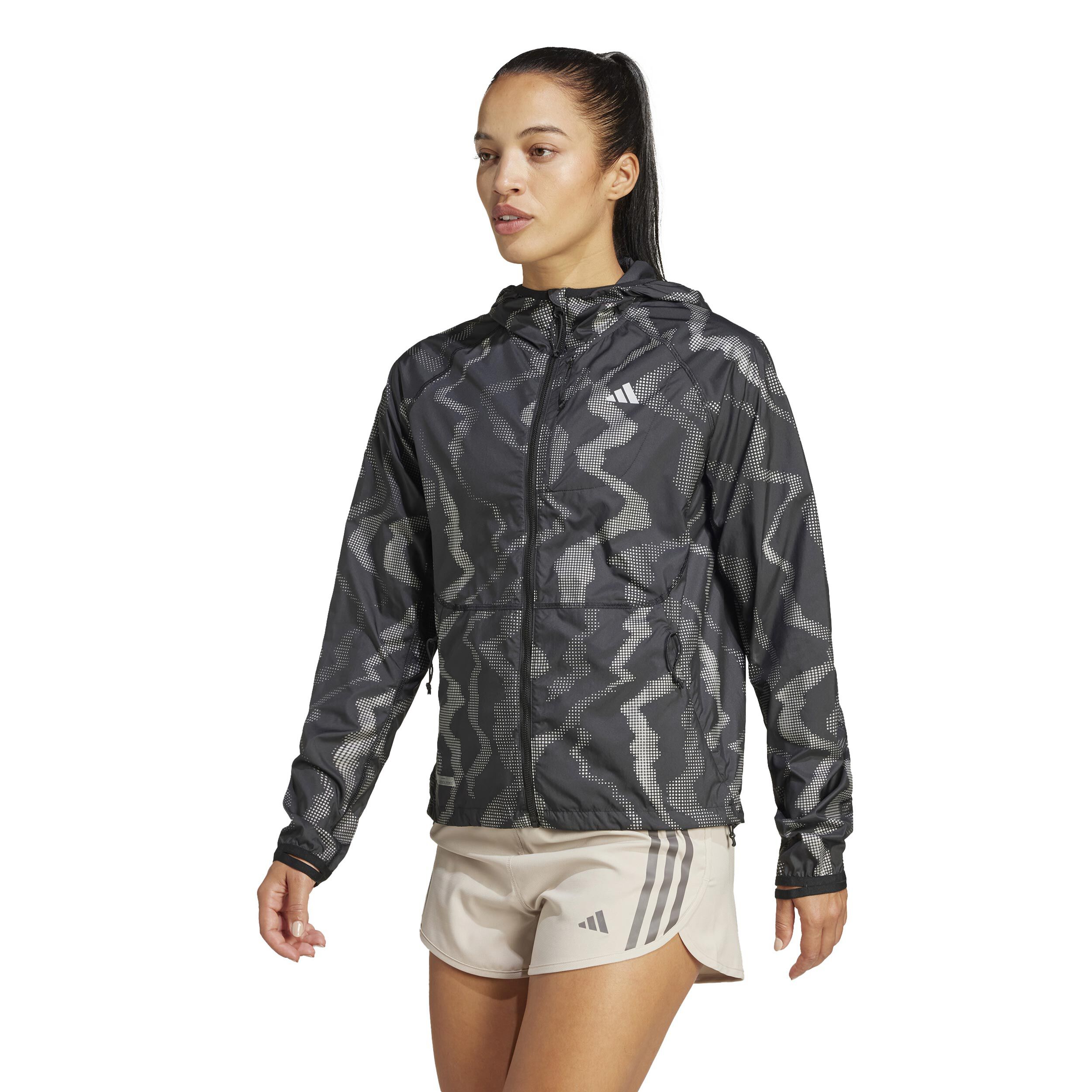 adidas Ulimate Premium Laufjacke Damen Schwarz online kaufen Running Point DE