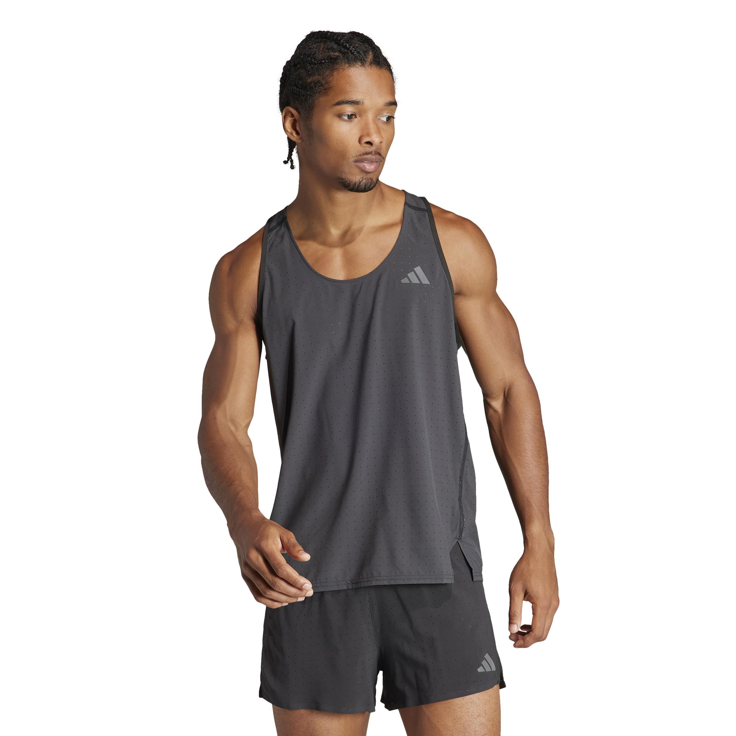 adidas Adizero Singlet Laufshirt Herren Schwarz online kaufen Running Point DE