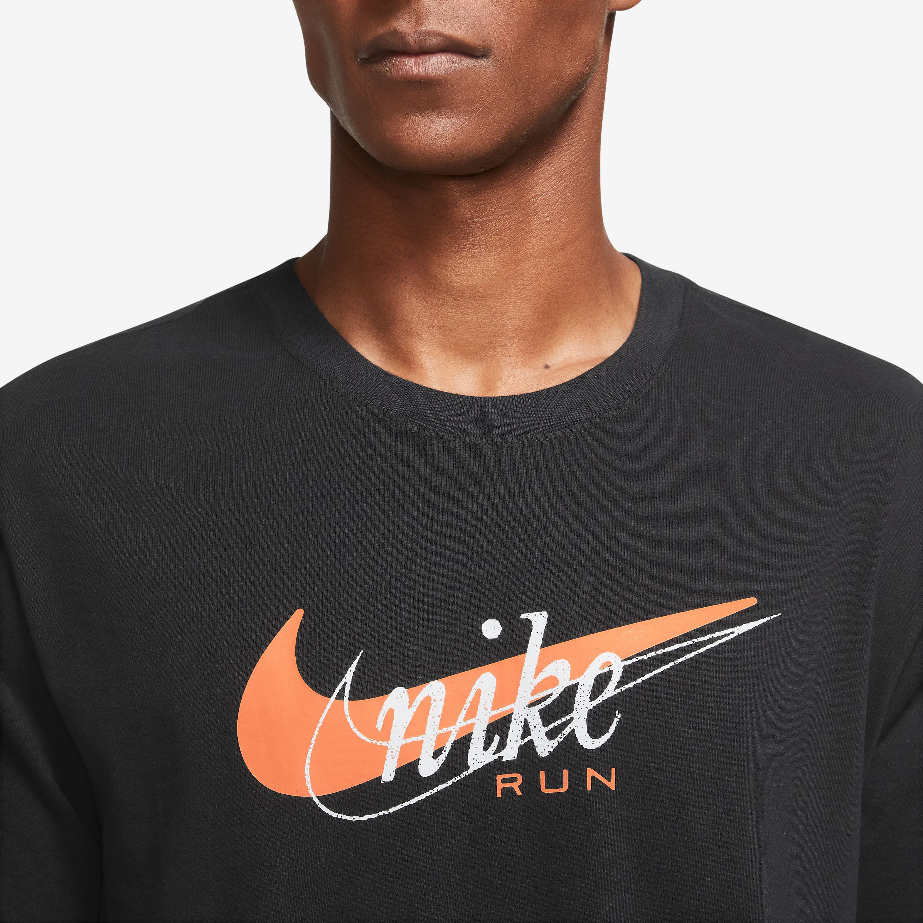 Dri Fit Running Heritage Laufshirt Herren Schwarz