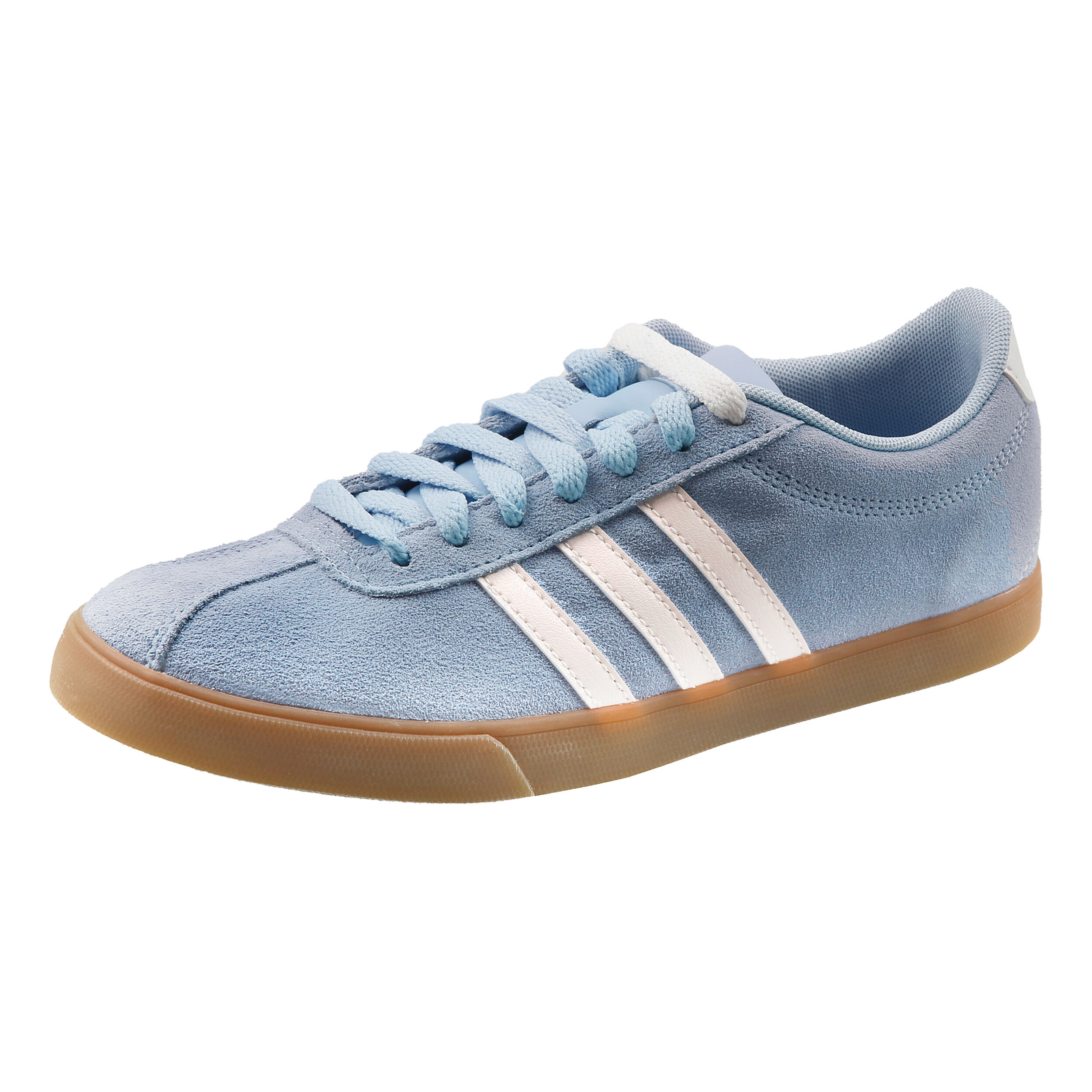 Courtset Sneaker Damen Hellblau WeiB