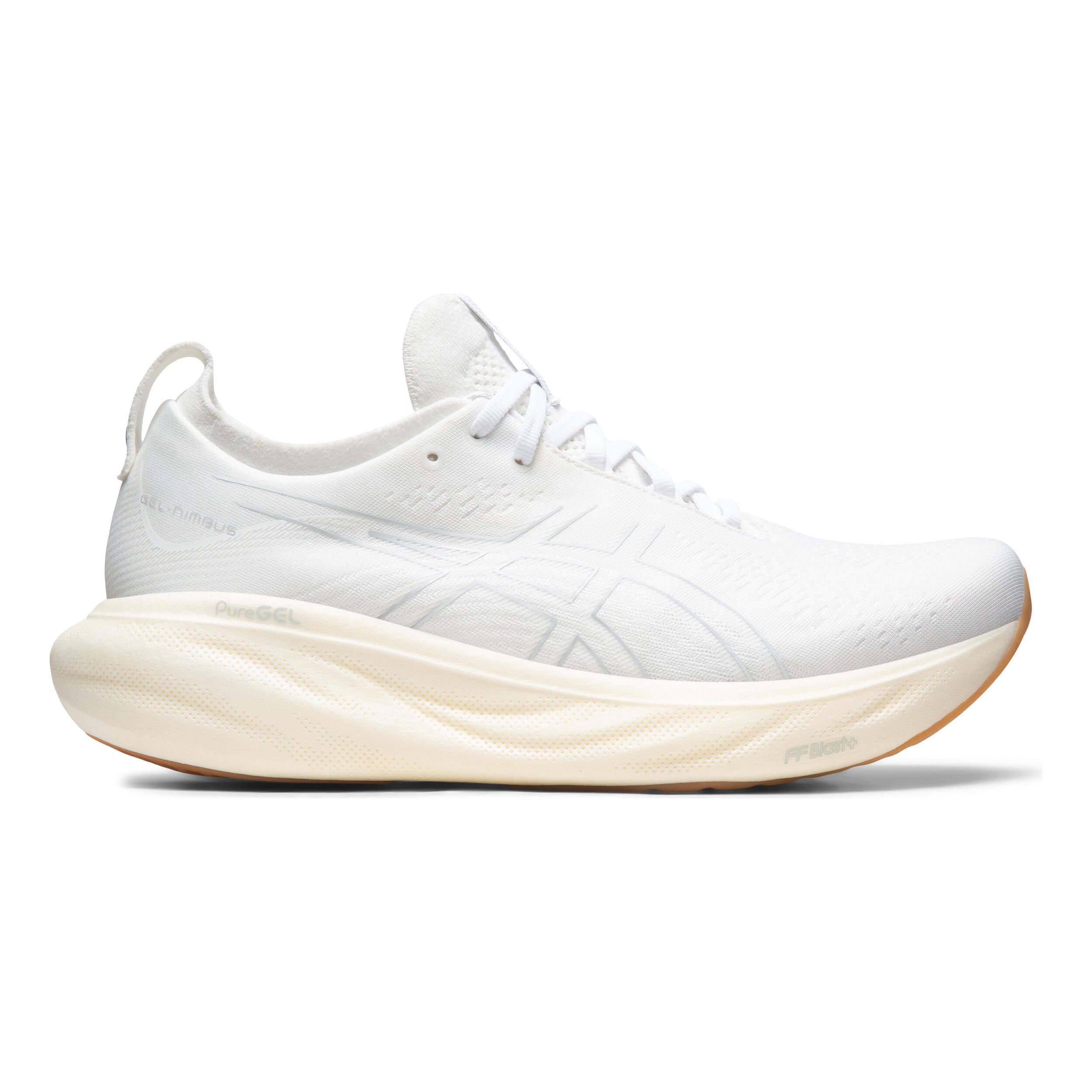 Gel Nimbus 25 Neutralschuh Herren WeiB WeiB
