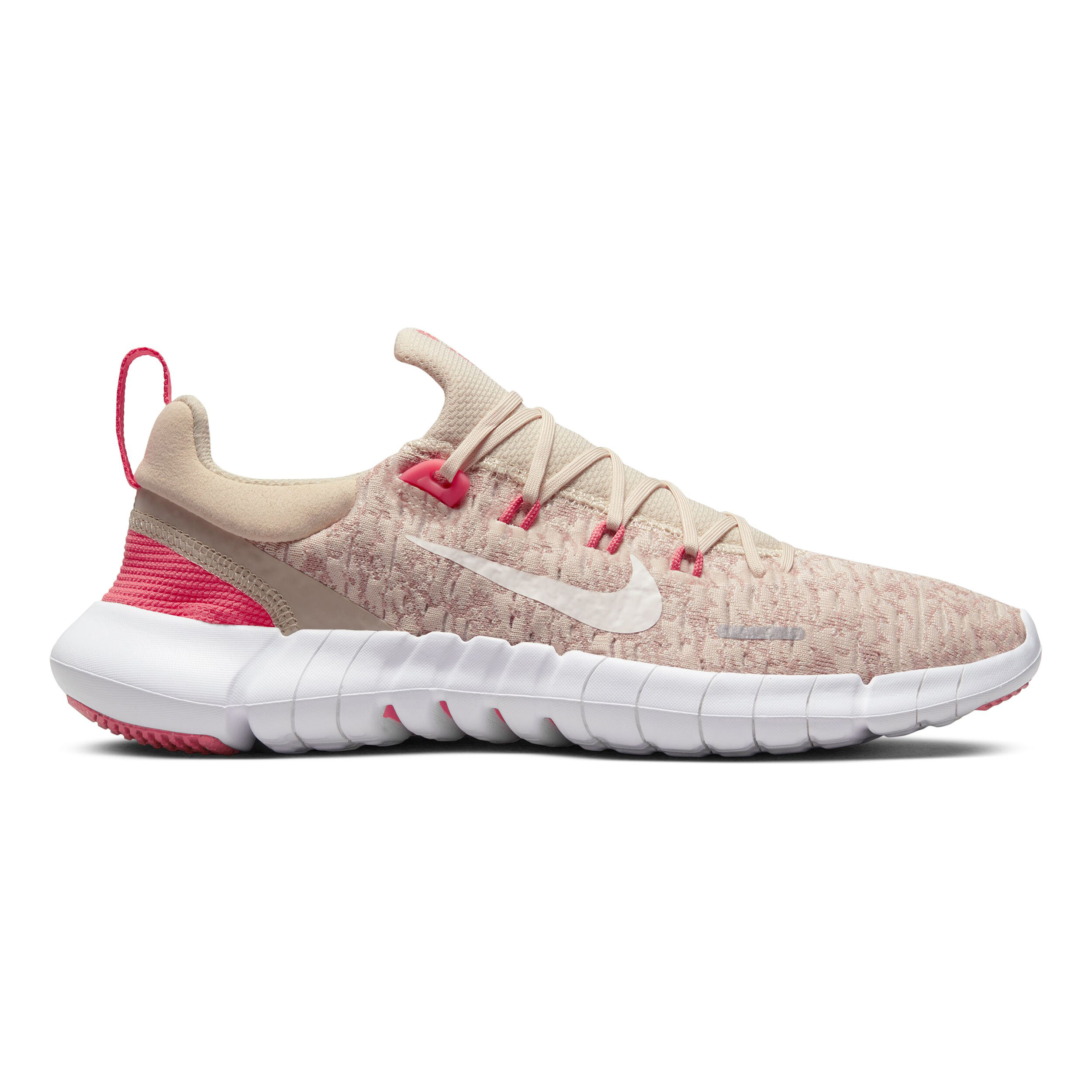 Nike Free 5.0 Neutralschuh Damen Beige Pink online kaufen Running Point DE