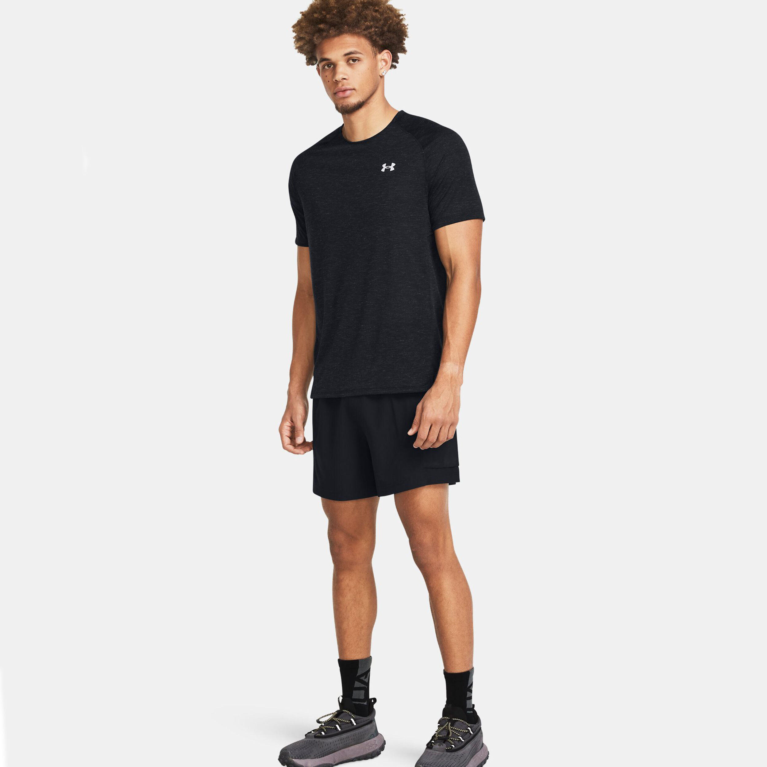 Run Trail Shorts Herren Schwarz