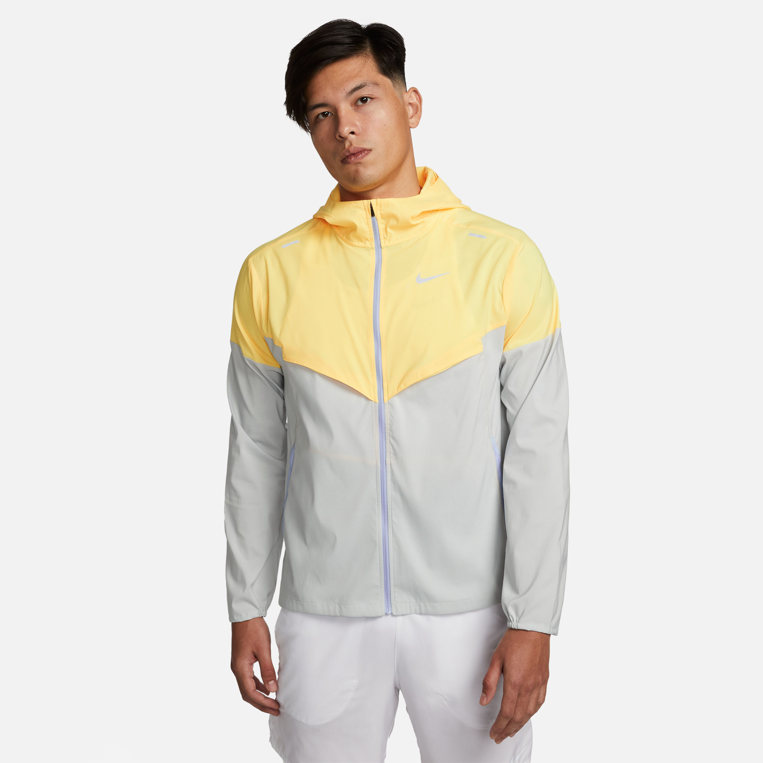 Windrunner Running Laufjacke Herren - Gelb, Grau
