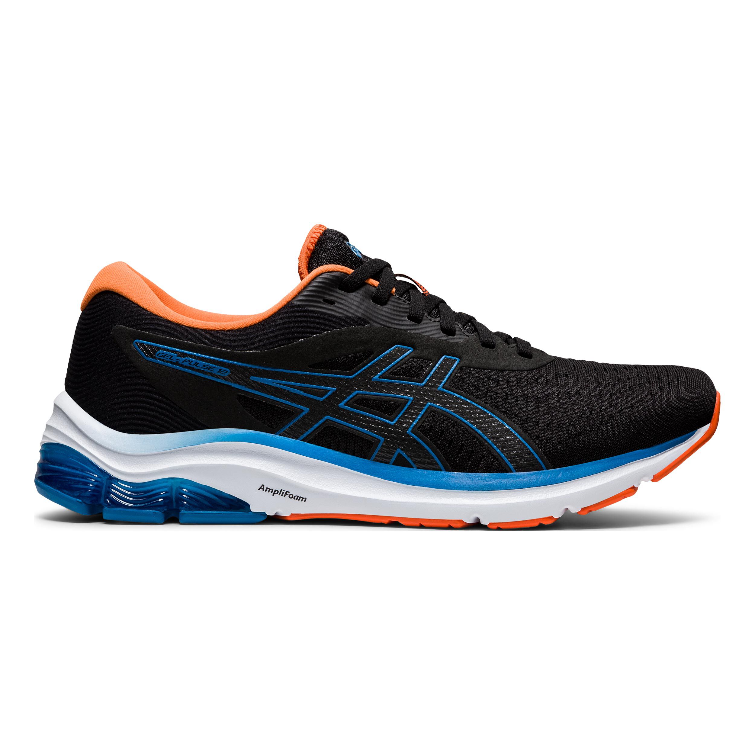 Gel Pulse 12 Neutralschuh Herren Schwarz Orange