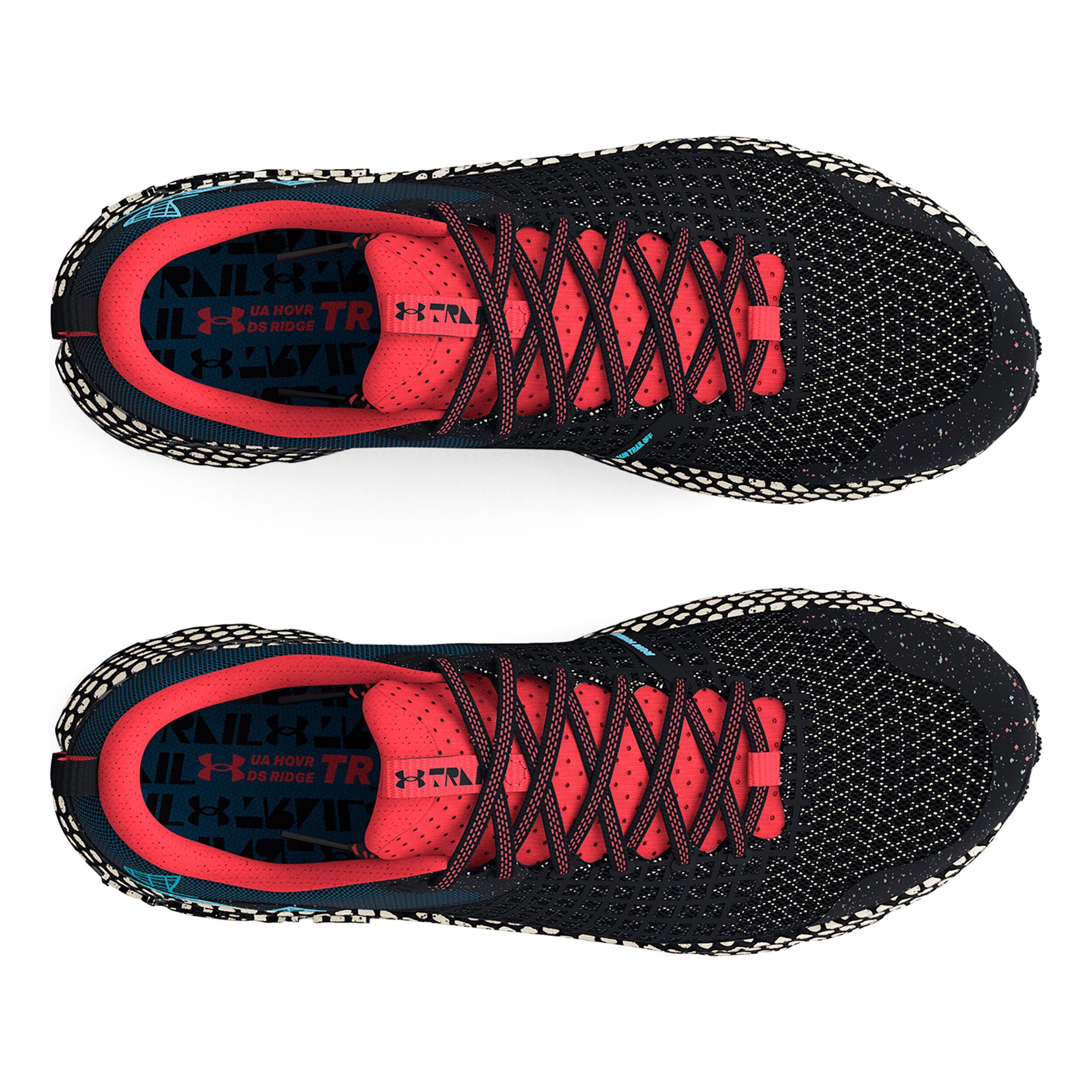 Under armour hovr black and red on sale