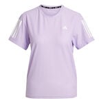 adidas Bekleidung adidas Own The Run Laufshirt Damen-Flieder,Wei&szlig;