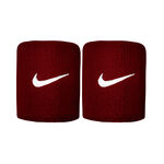 Nike Bekleidung Nike Tennis Premier Schweißband 2er Pack Unisex - weinrot, weiß