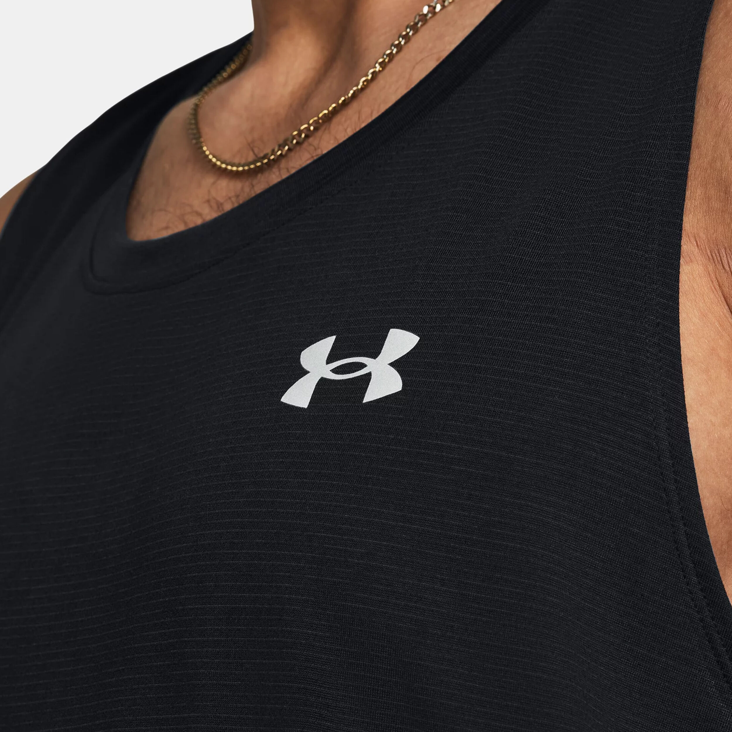 Streaker Singlet Tank Top Herren Schwarz