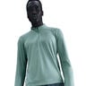 Pacer Half-Zip Longsleeve Laufshirt Herren-türkis, silber