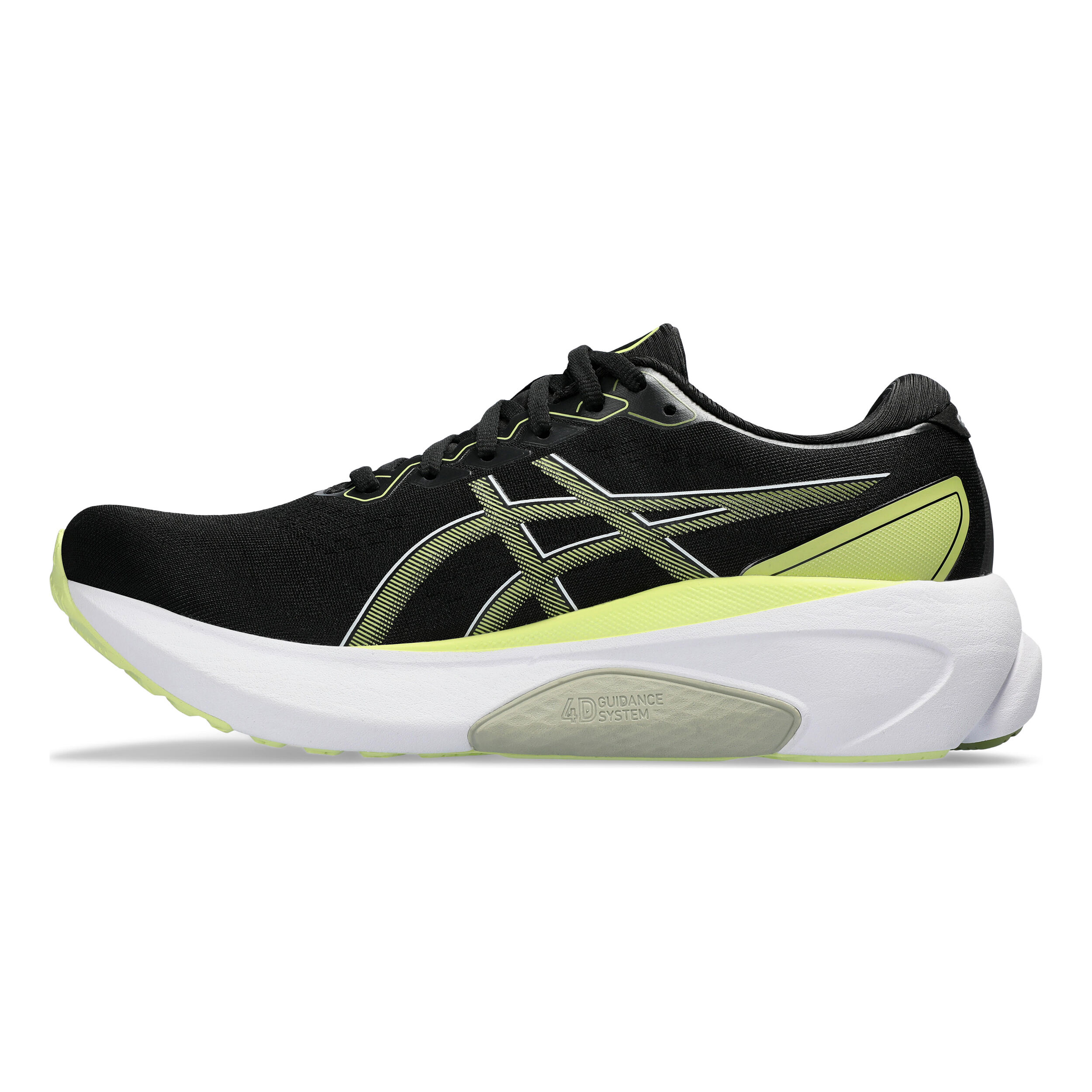 ASICS Gel Kayano 30 Stabilitatsschuh Herren Schwarz Neongelb online kaufen Running Point DE