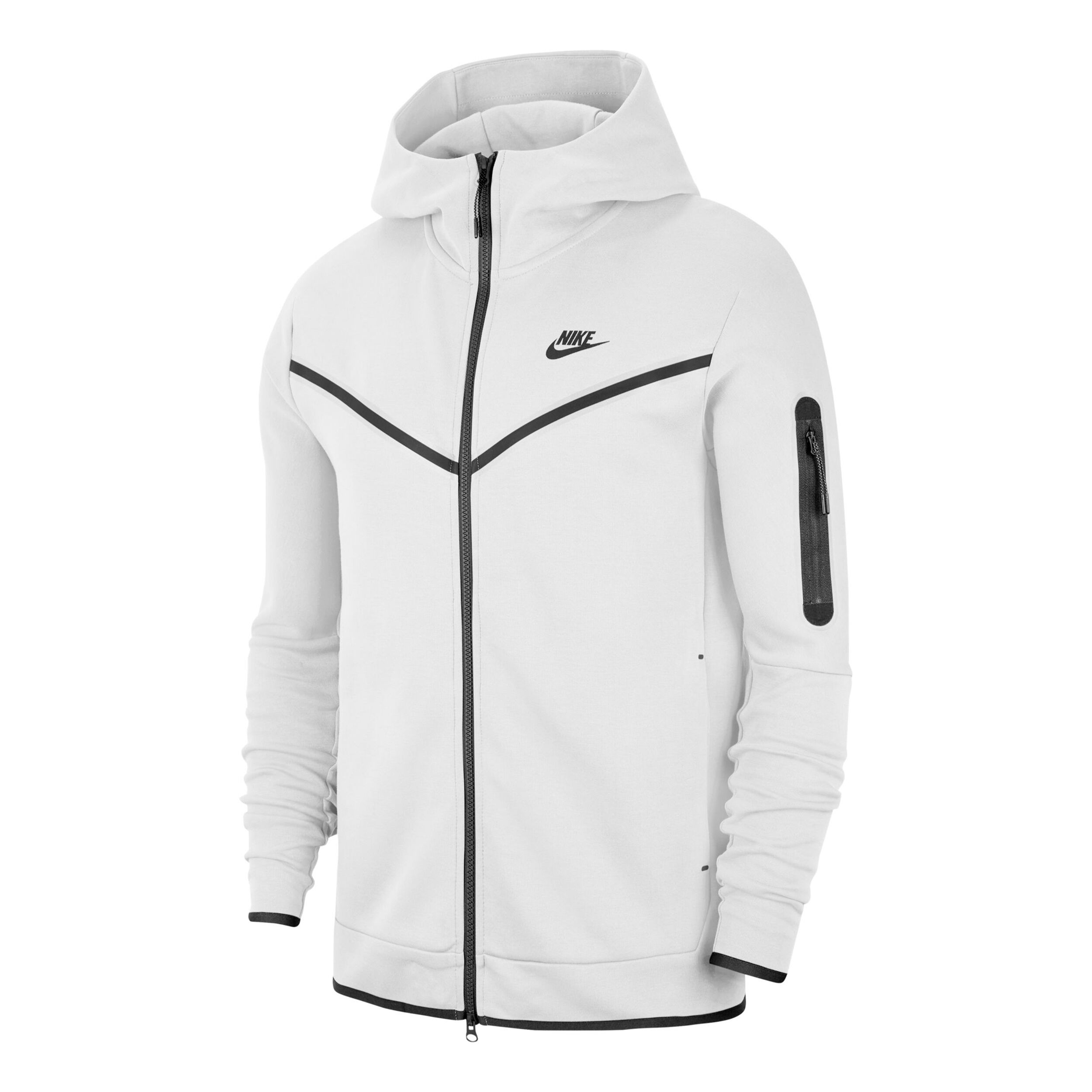 Sportswear Tech Fleece Sweatjacke Herren WeiB Schwarz